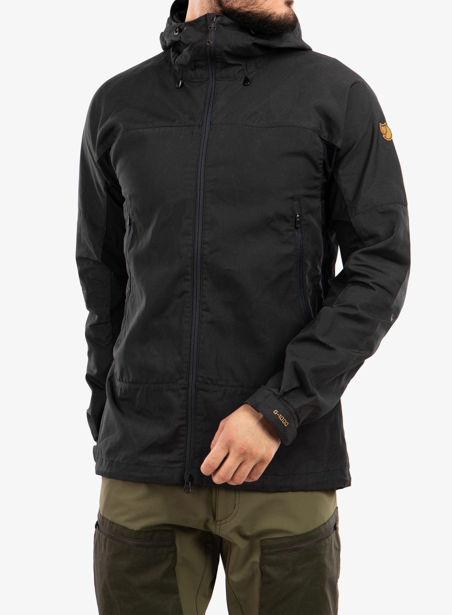 Bunda Fjallraven Abisko Lite Trekking Jacket - dark grey/black