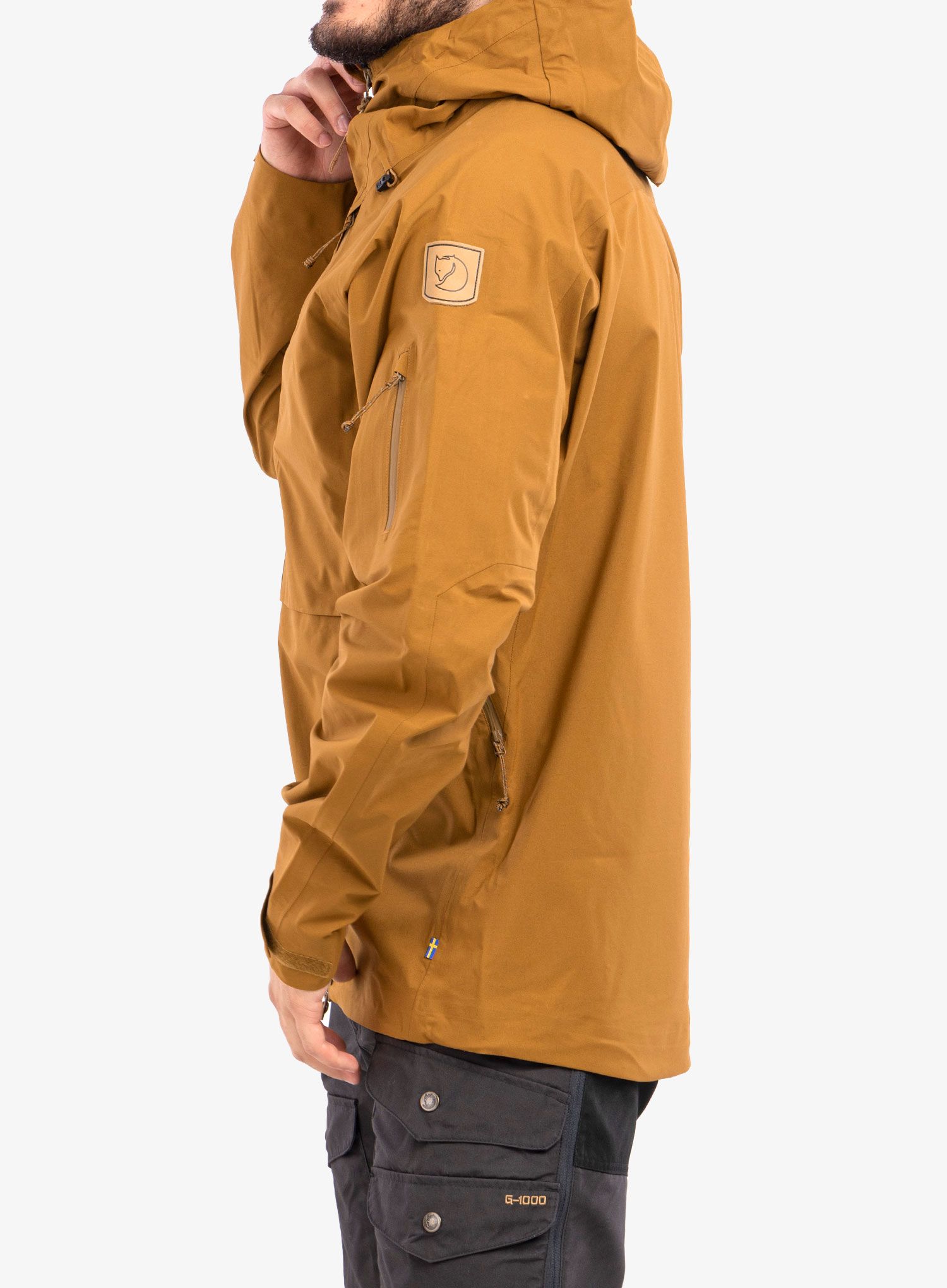 Bunda Fjallraven Keb Eco-Shell Jacket - chestnut