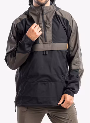 Bunda Helikon-Tex Anorak Woodsman - black/taiga green