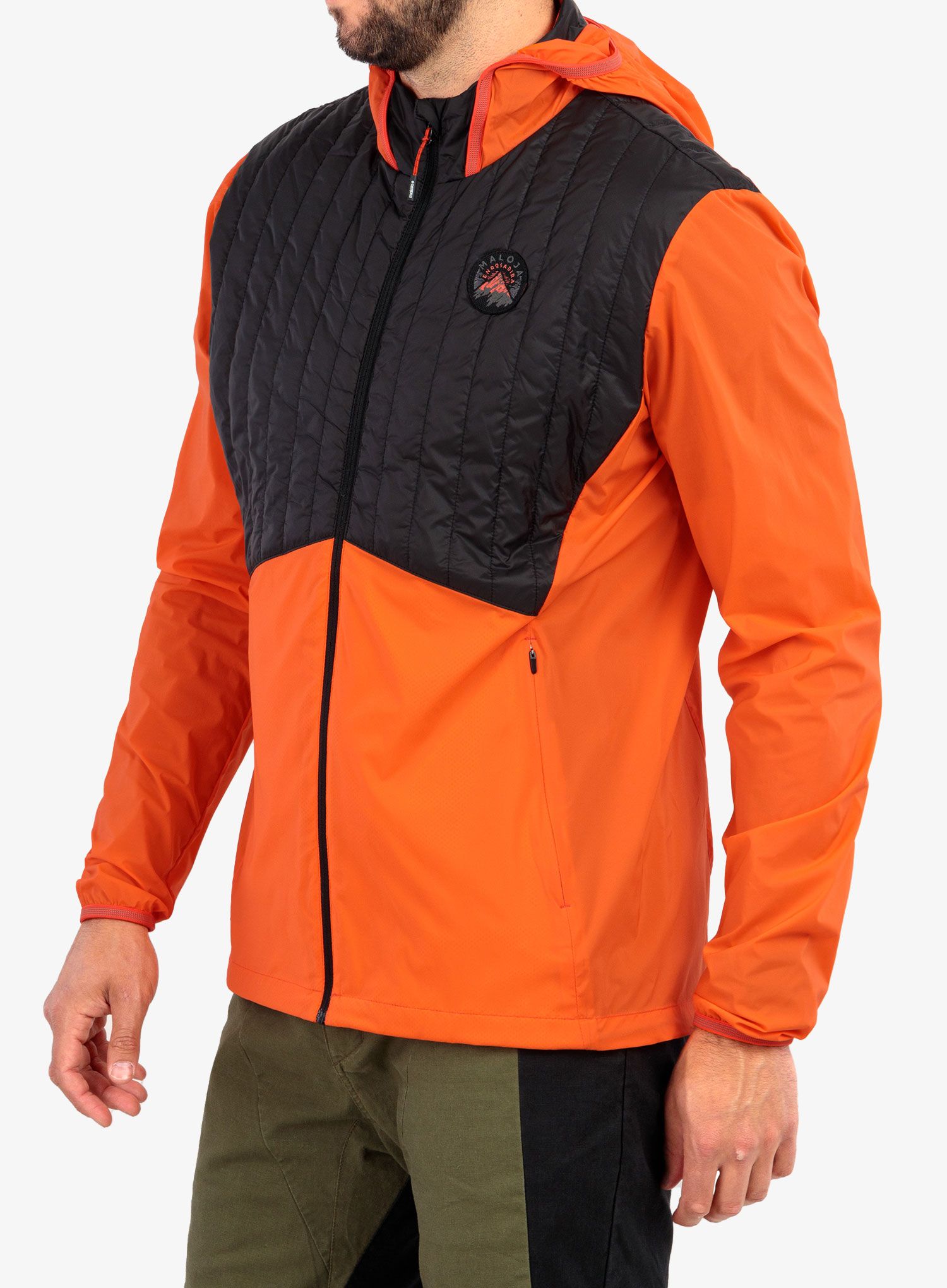 Hybridní bunda Maloja Fichte - glow multi