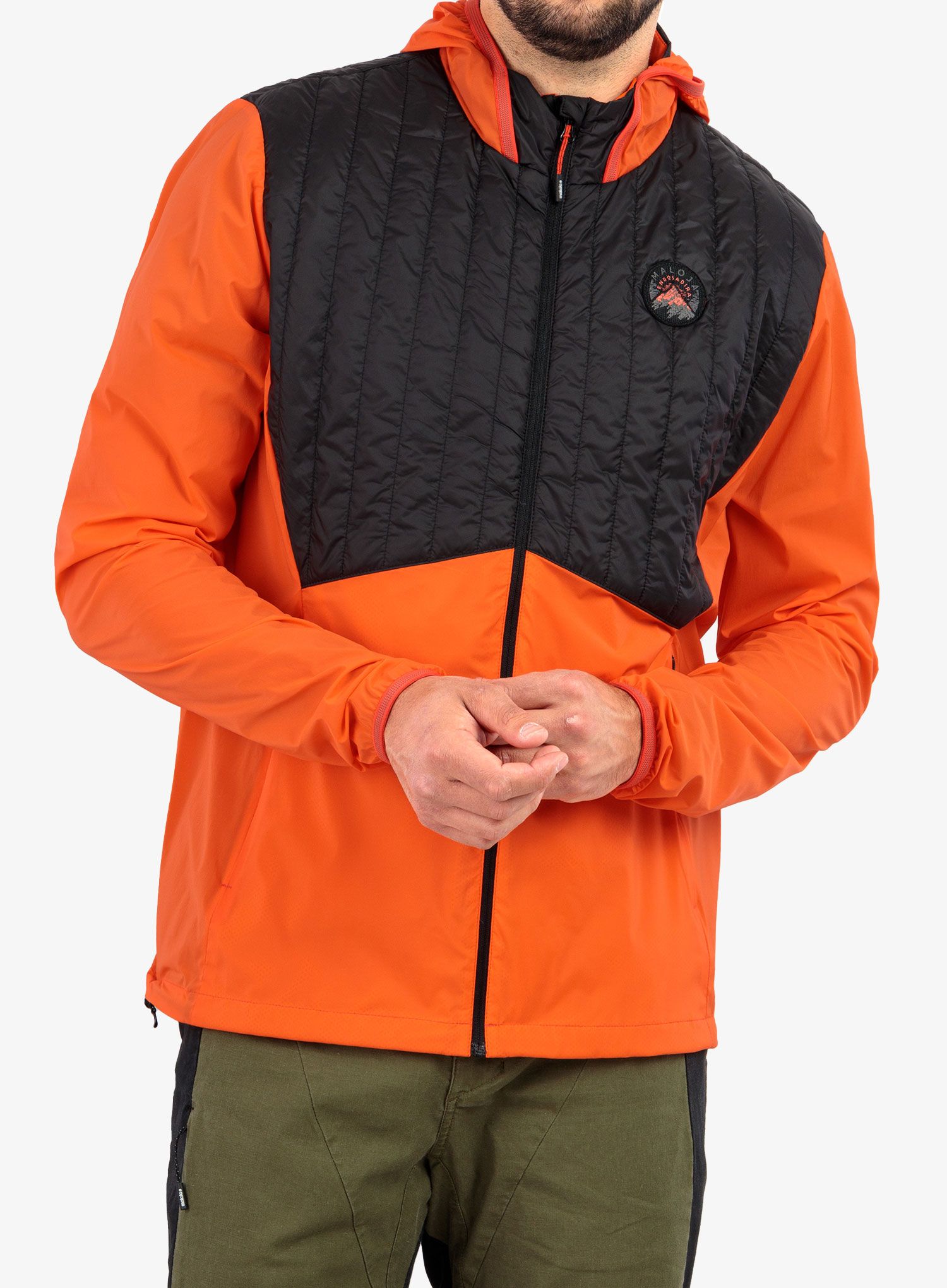Hybridní bunda Maloja Fichte - glow multi