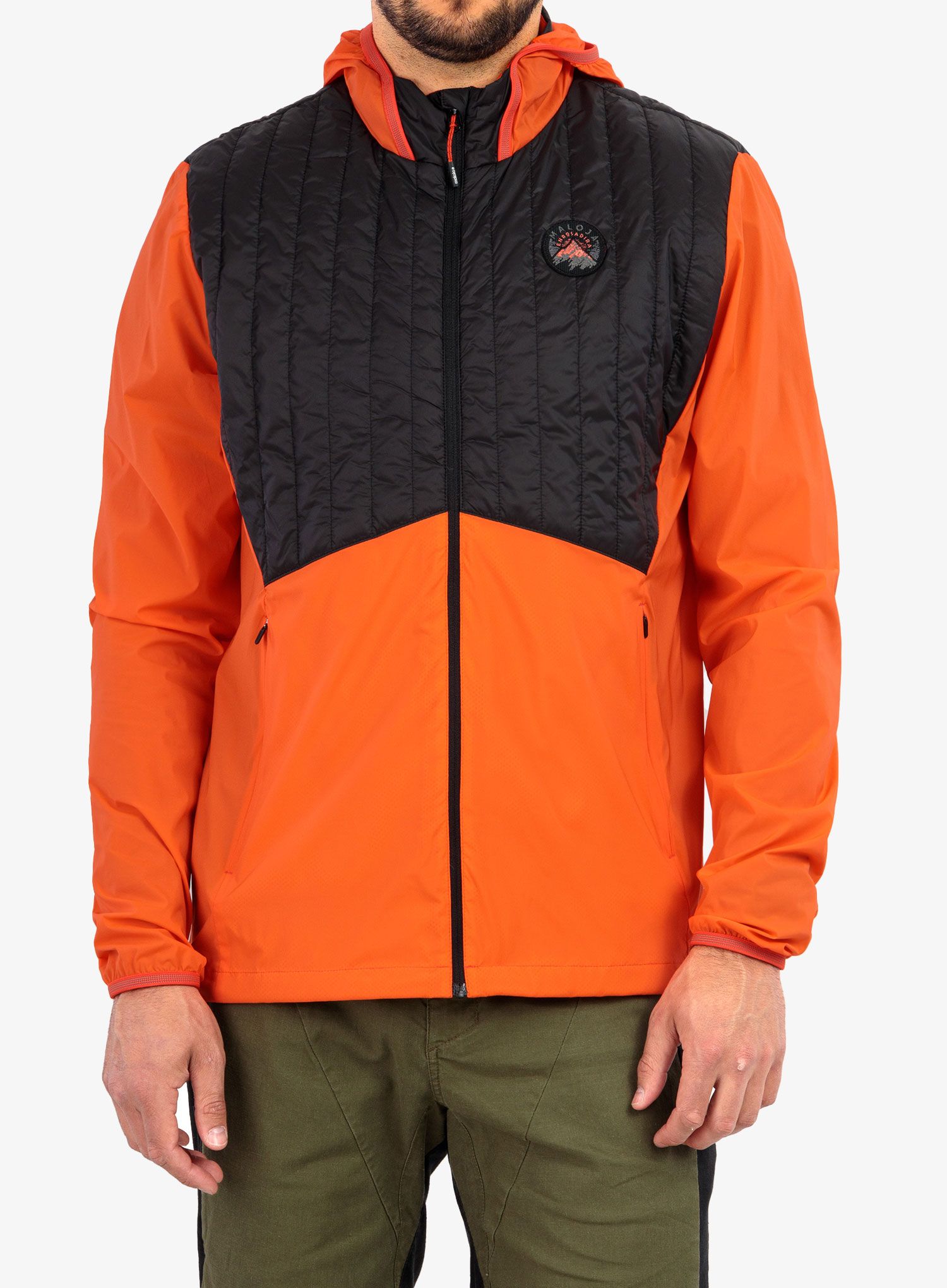 Hybridní bunda Maloja Fichte - glow multi