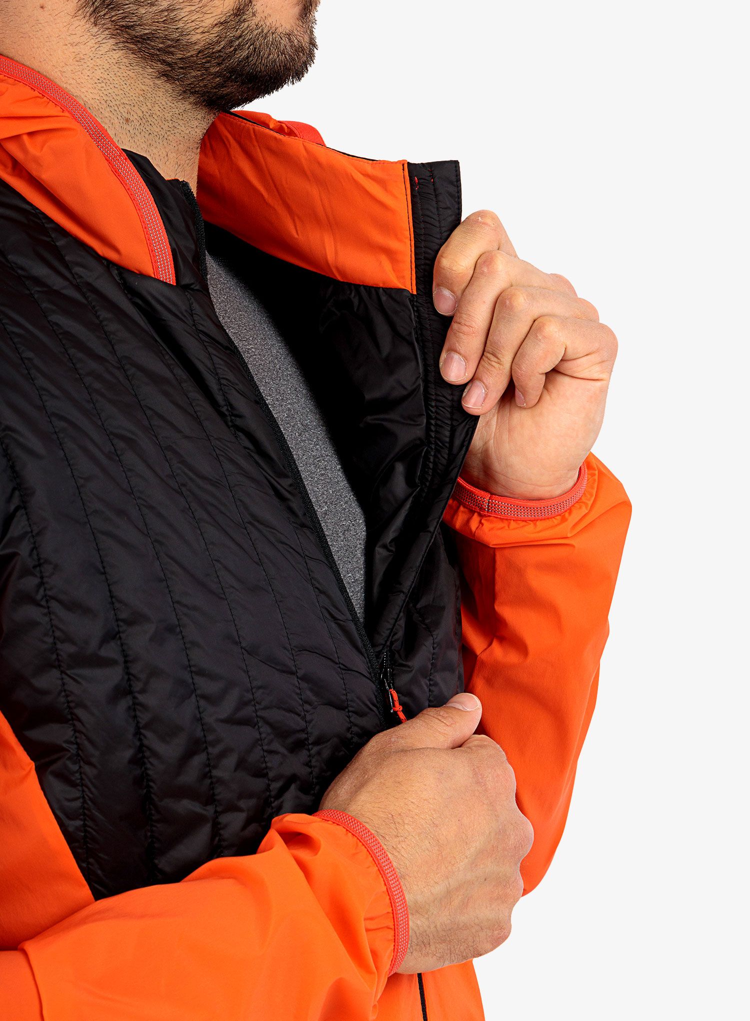 Hybridní bunda Maloja Fichte - glow multi