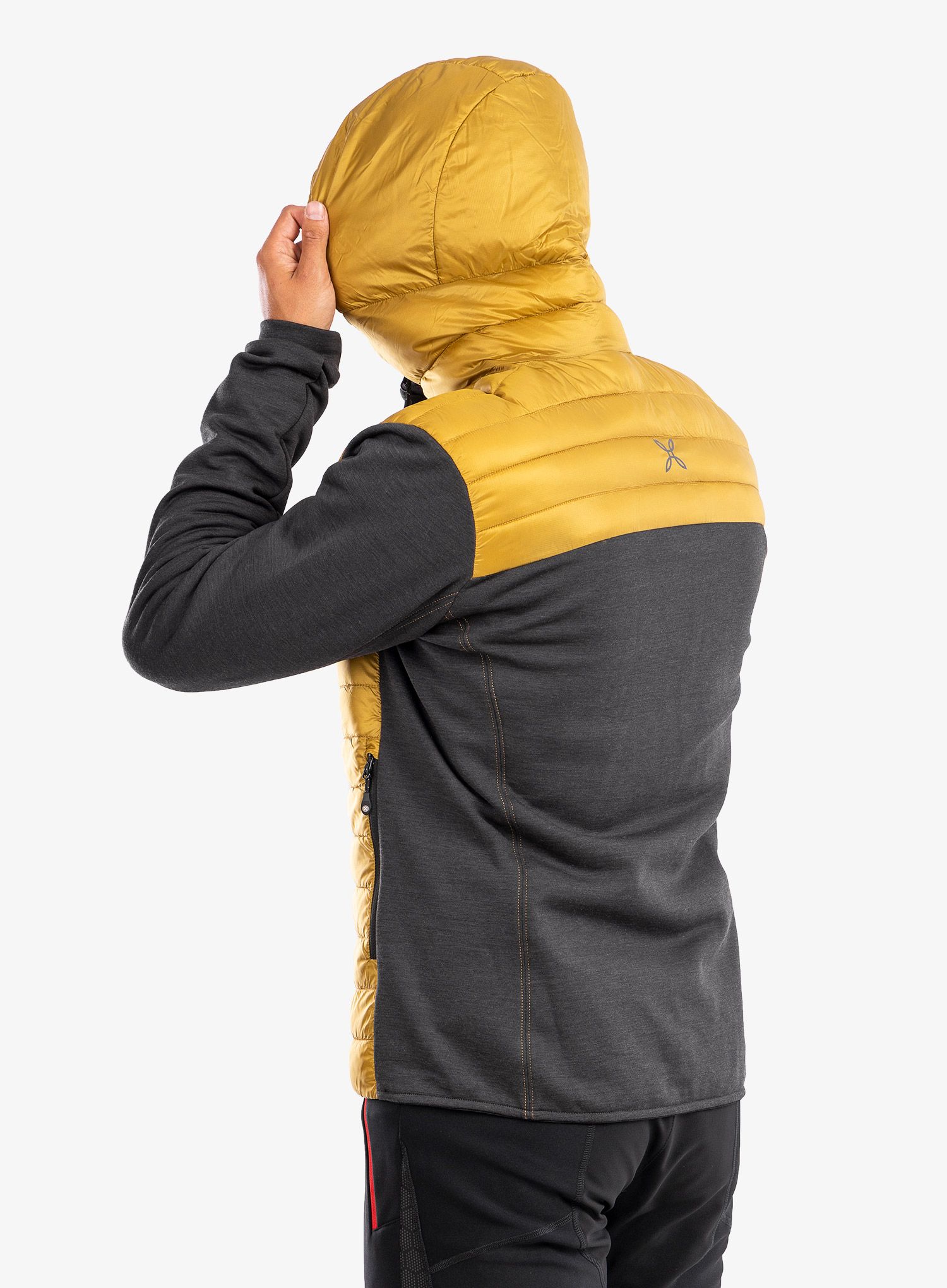 Hybridní bunda Montura Wool Essential Hoody Jacket - gold