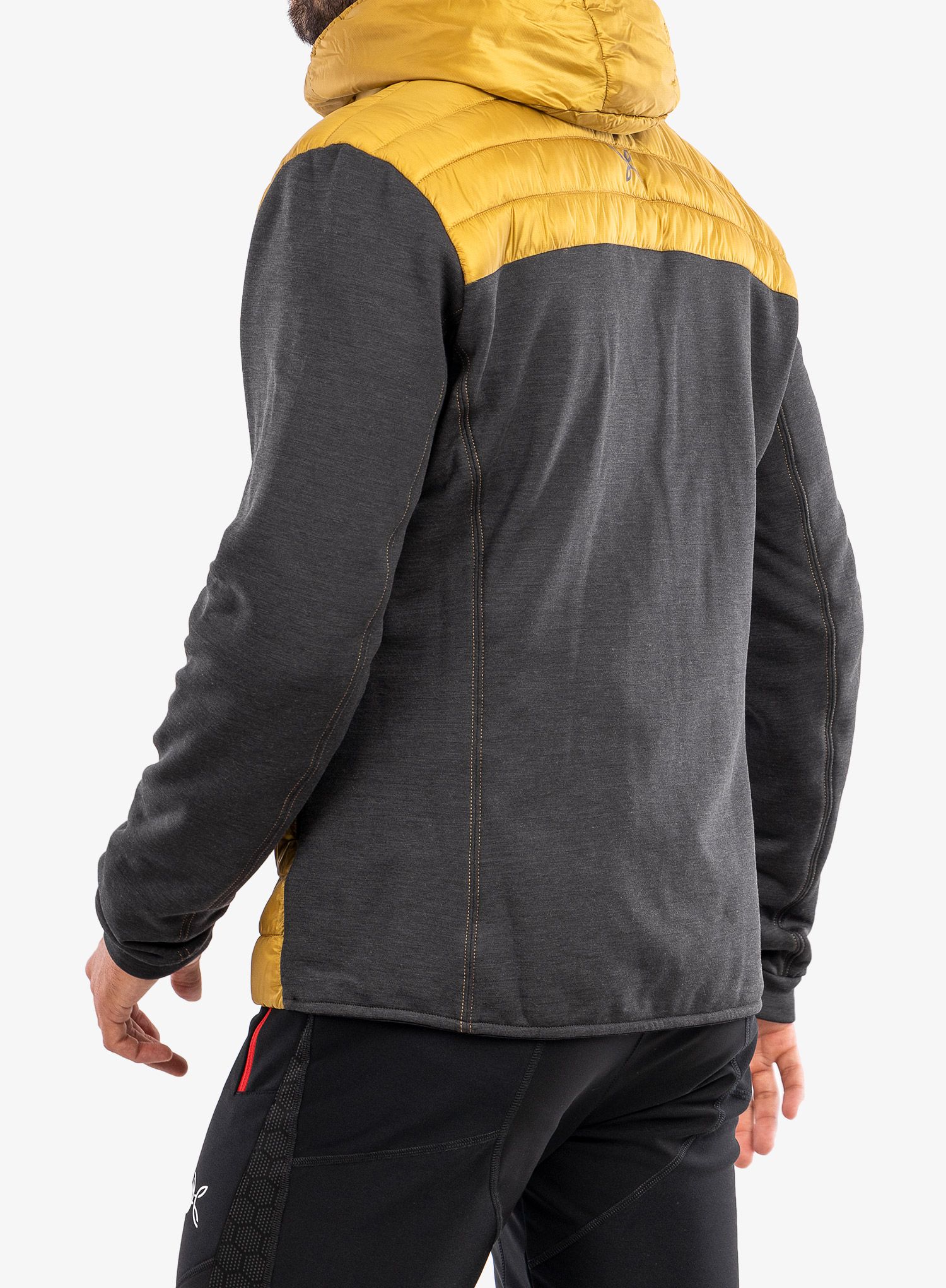 Hybridní bunda Montura Wool Essential Hoody Jacket - gold