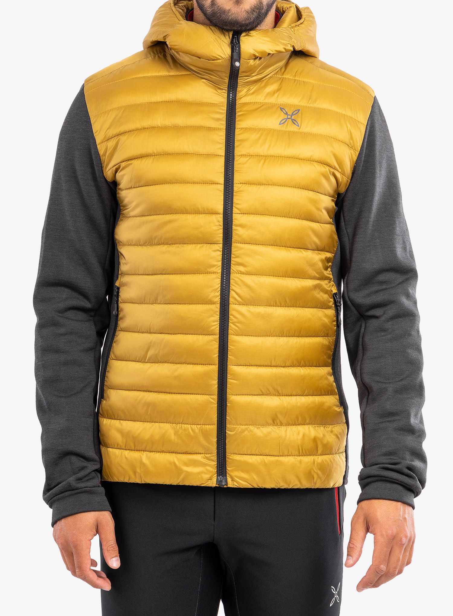 Hybridní bunda Montura Wool Essential Hoody Jacket - gold