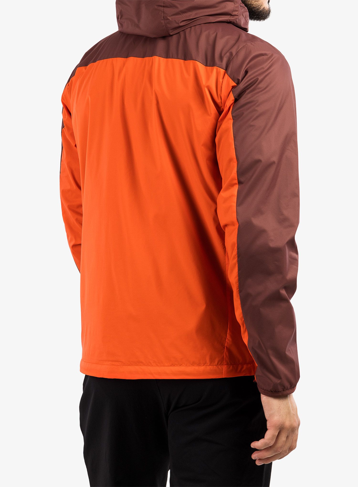 Bunda Marmot Ether DriClime Hoody - whiskey brown/red sun
