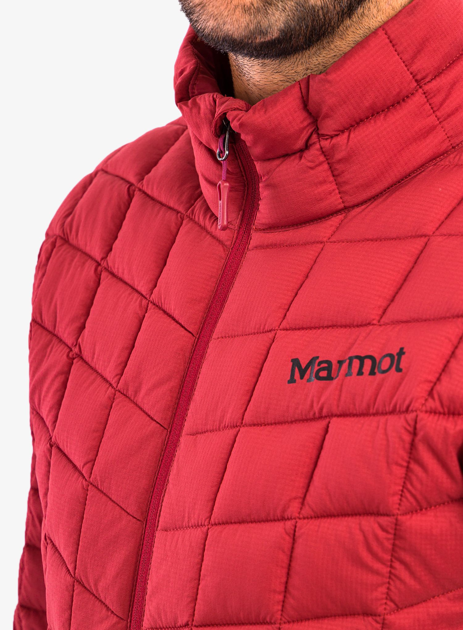 Bunda Marmot Featherless Hybrid Jacket - brick