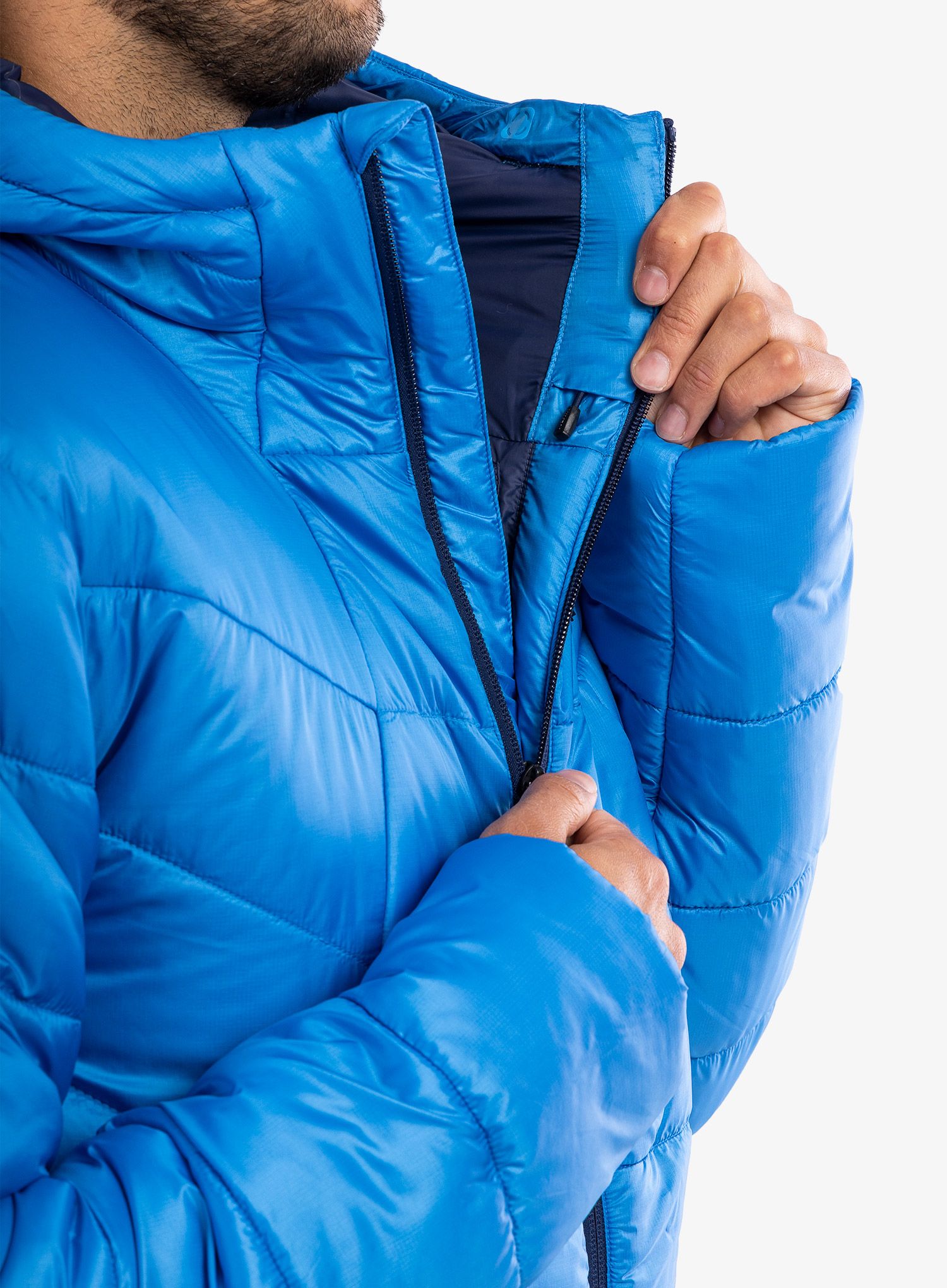 Bunda Marmot Warmcube Featherless Hoody - clear blue