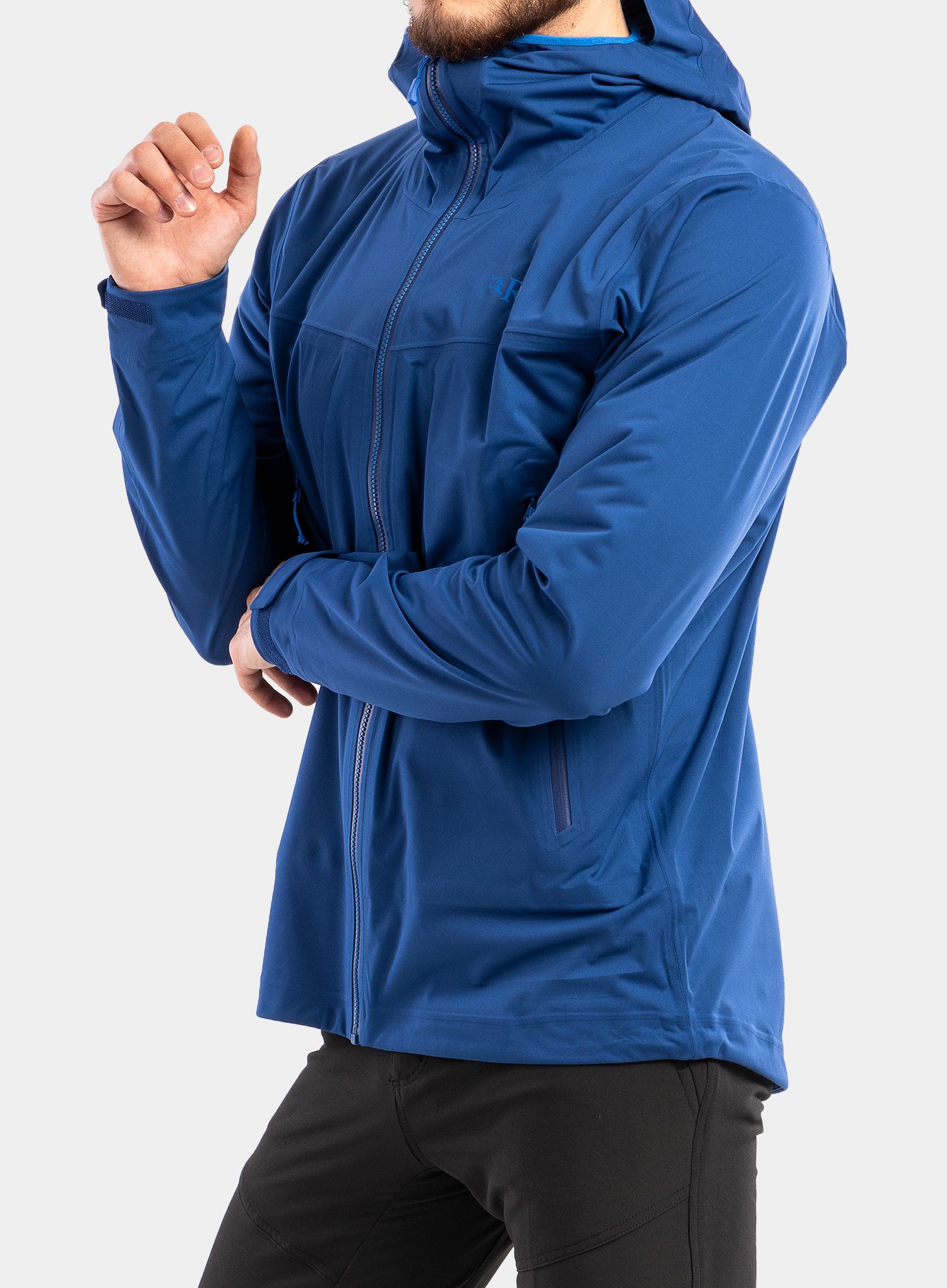 Nepromokavá bunda Rab Kinetic 2.0 Jacket - nightfall blue