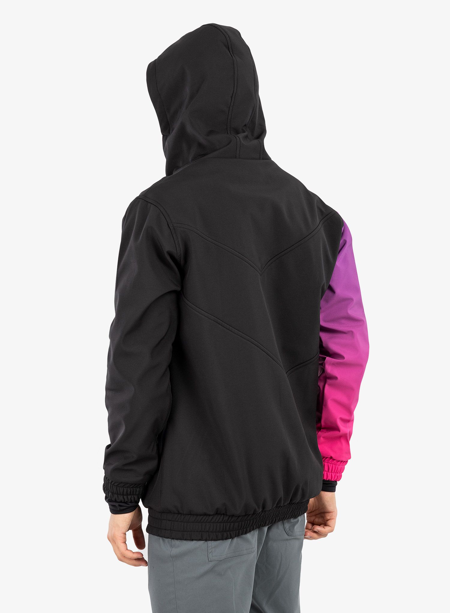 Lyžařská bunda Majesty Shadow Softshell - blk/purple