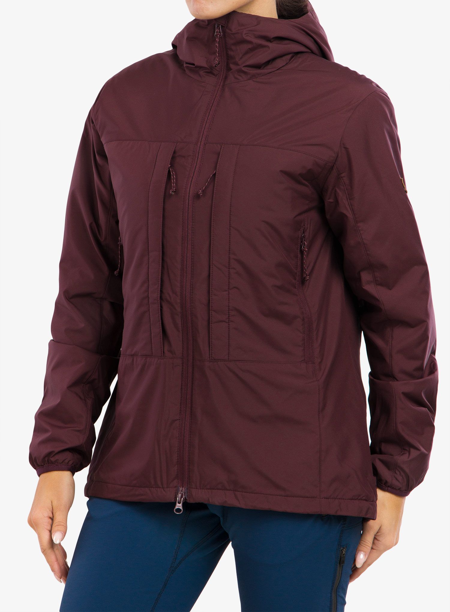 Dámská izolovaná bunda Fjallraven Keb Wool Padded Jacket - port