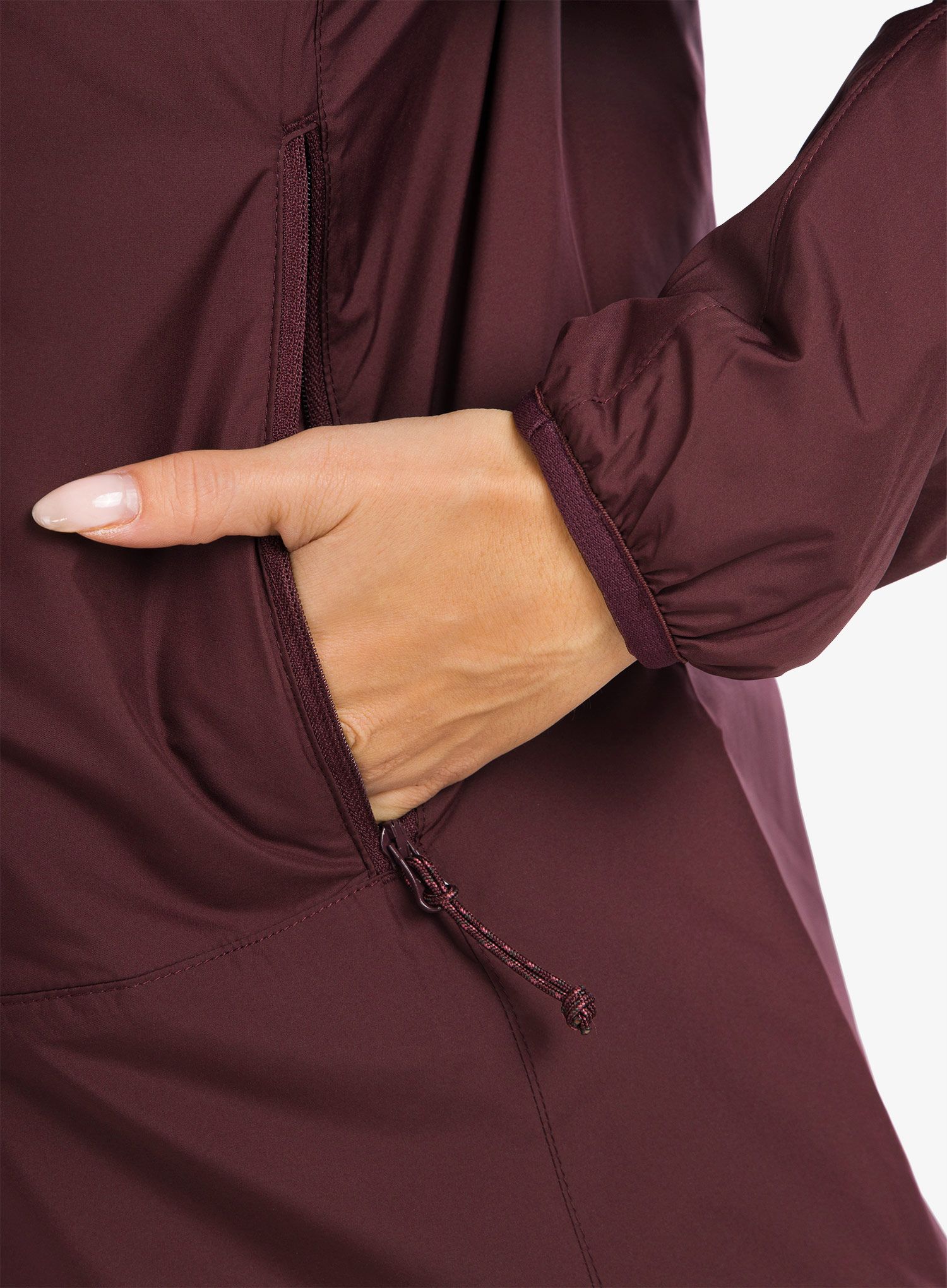 Dámská izolovaná bunda Fjallraven Keb Wool Padded Jacket - port