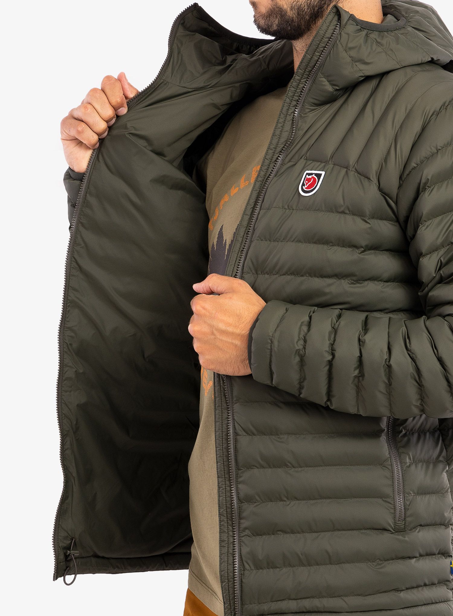 Izolovaná bunda Fjallraven Expedition Latt Hoodie - deep forest