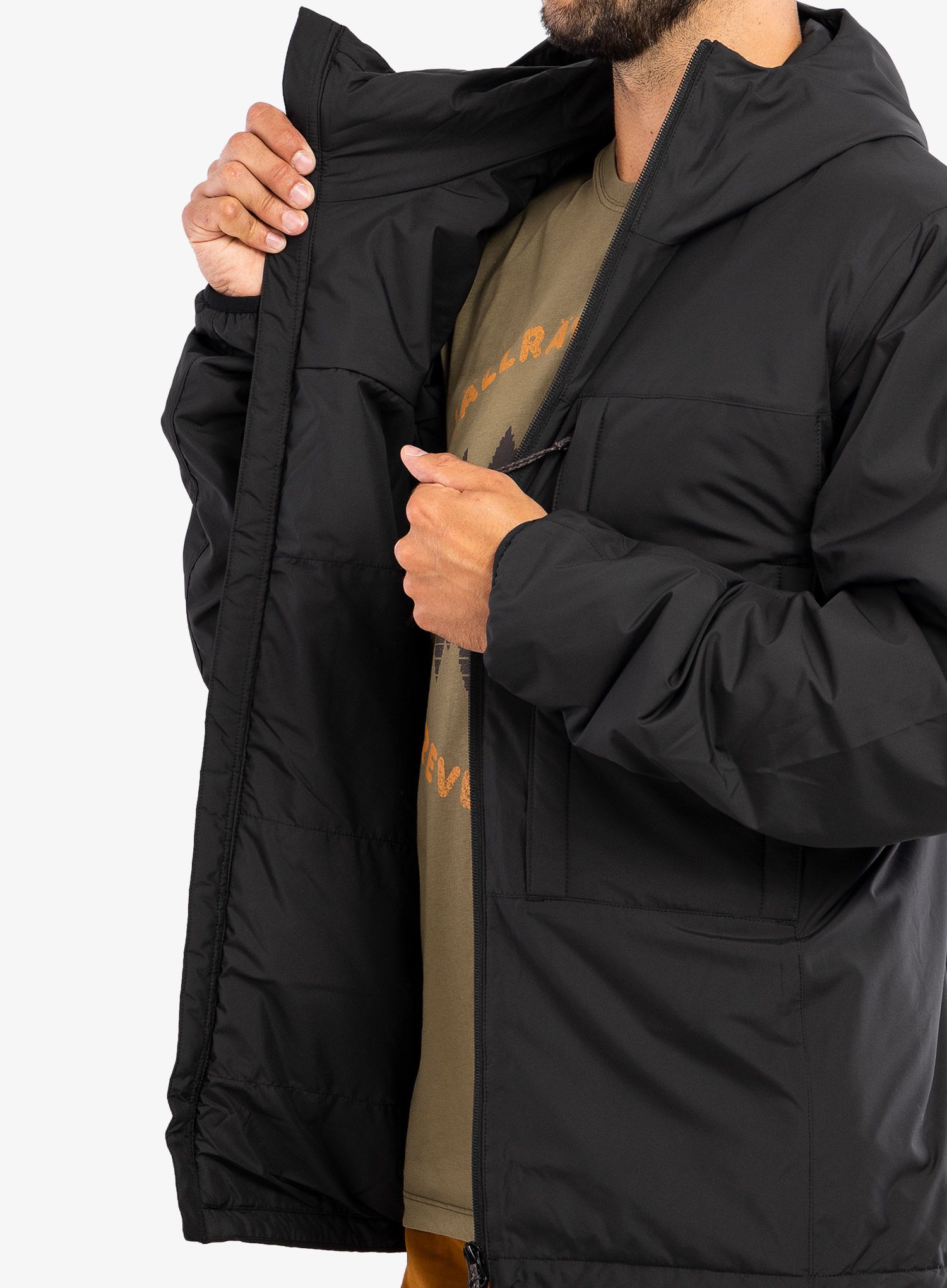 Izolovaná bunda Fjallraven Keb Wool Padded Jacket - black