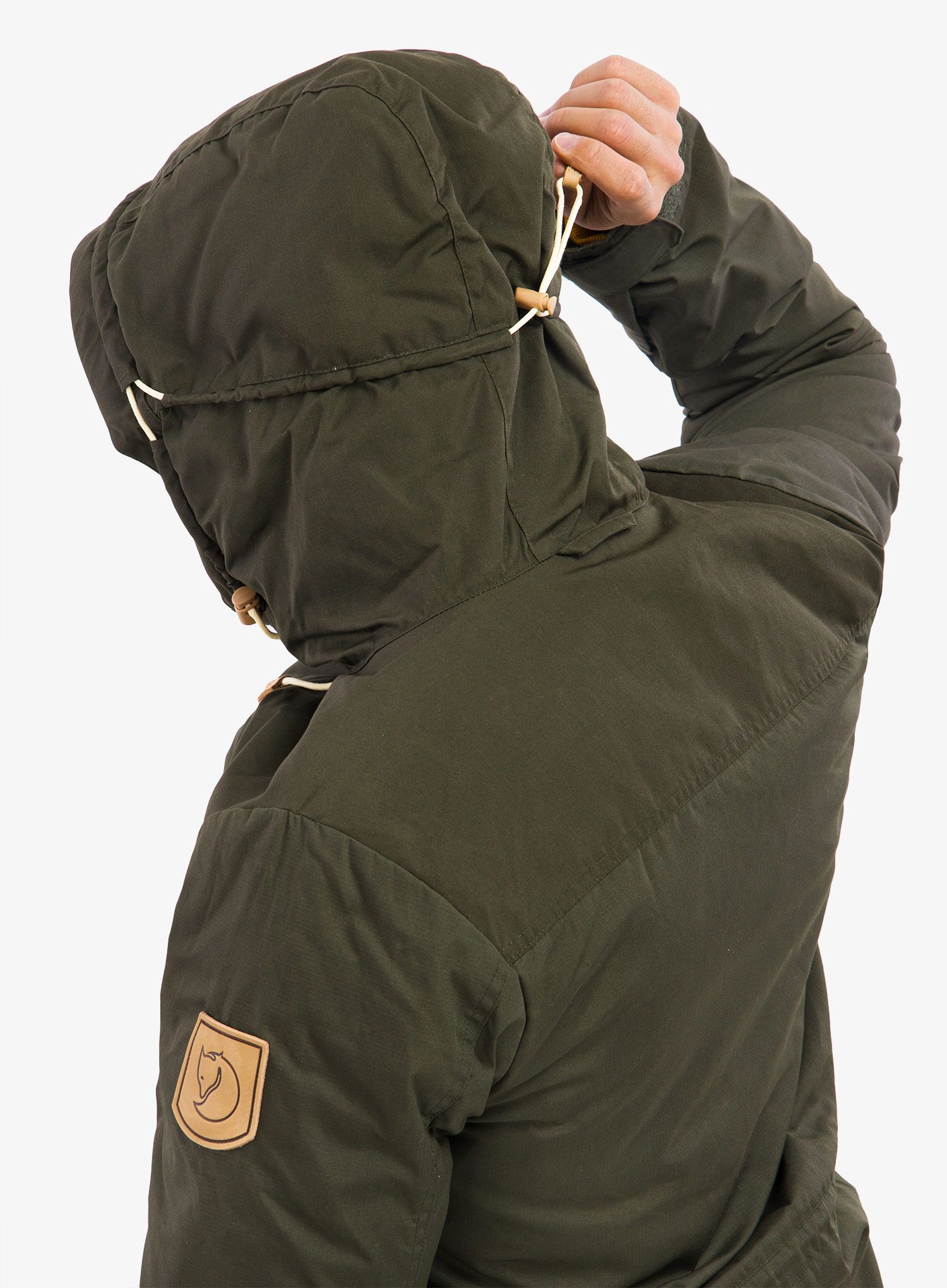 Izolovaná bunda Fjallraven Singi Wool Padded Parka - deep forest