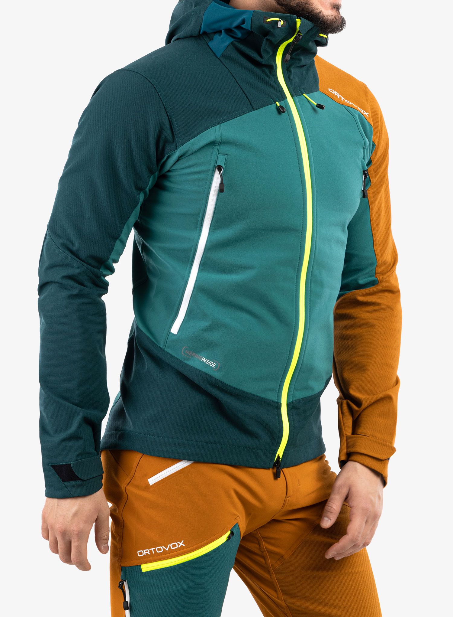 Bunda Ortovox Westalpen Softshell Jacket - pacific green