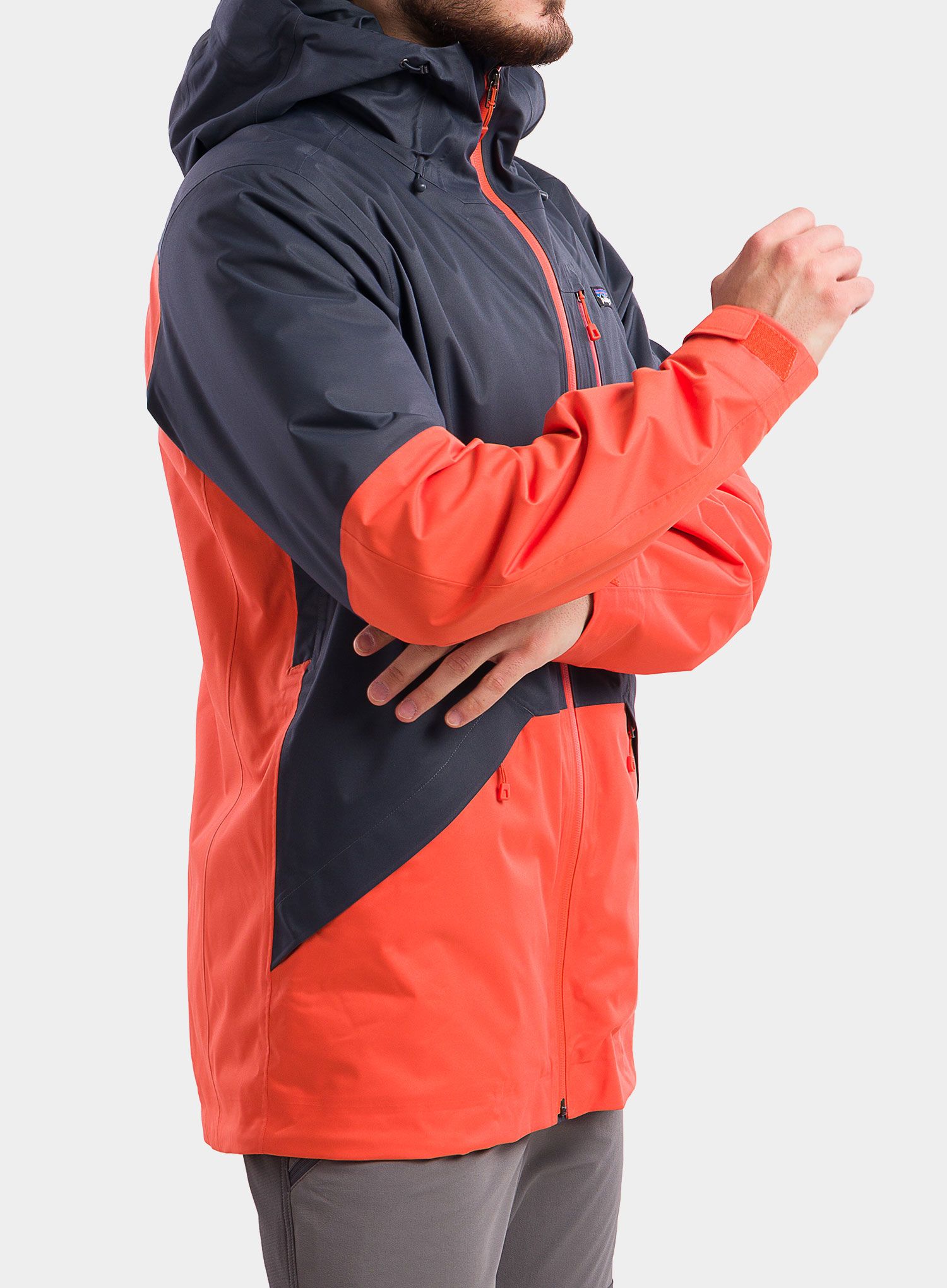Lyžařská bunda Patagonia Snowshot Jacket - blue/orange