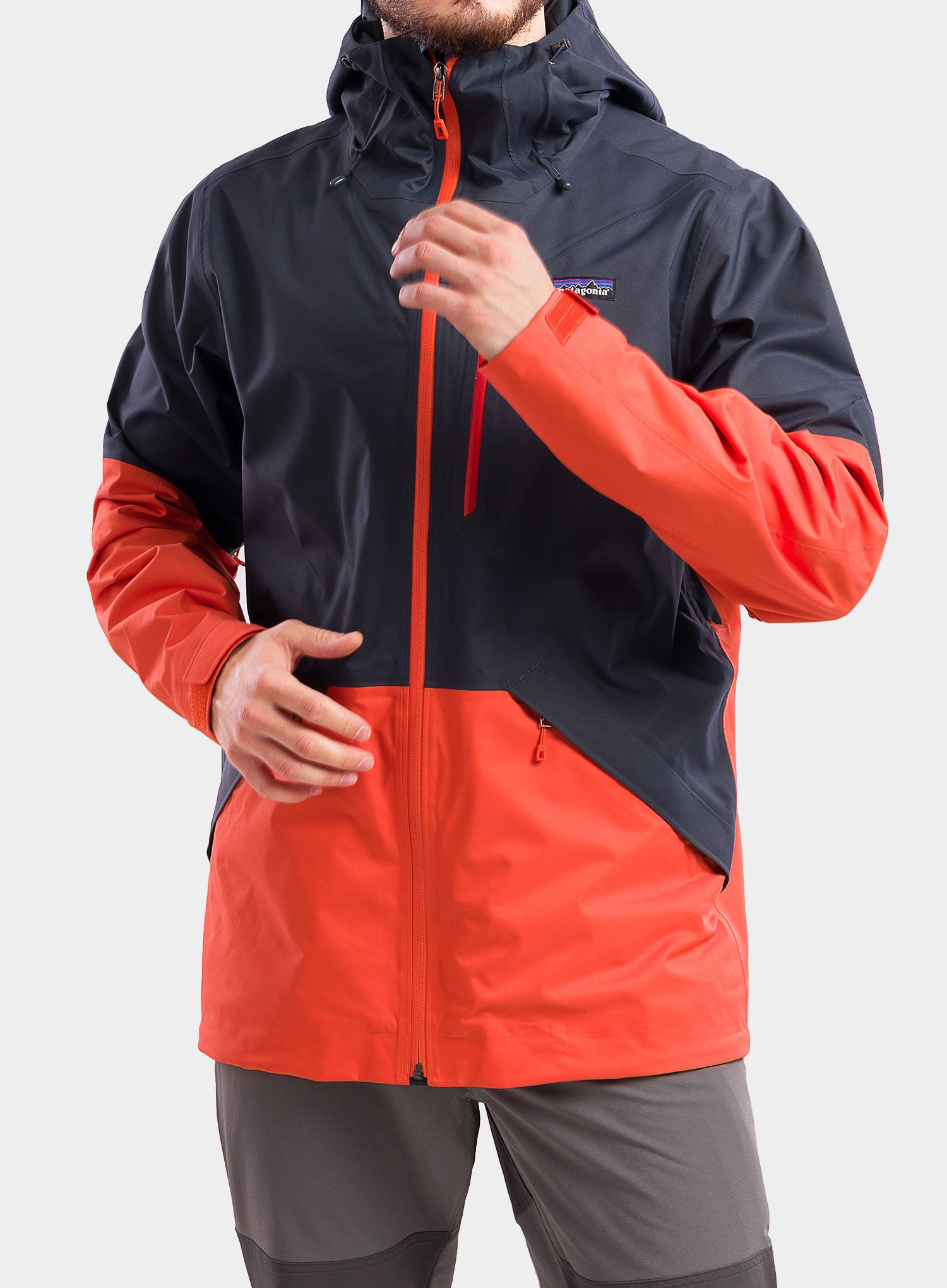 Lyžařská bunda Patagonia Snowshot Jacket - blue/orange