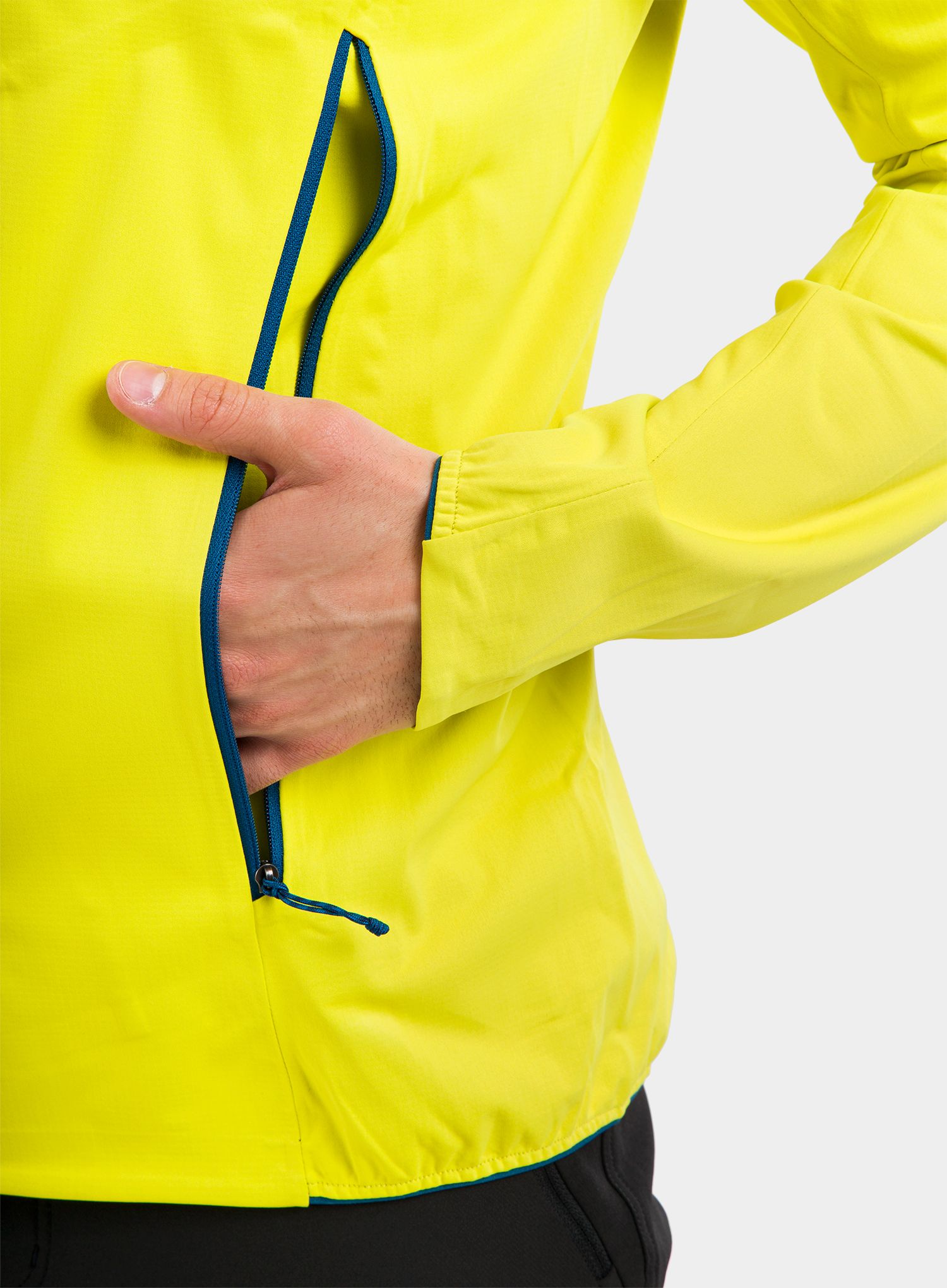 Skialpová bunda Patagonia Upstride Jacket - chartreuse