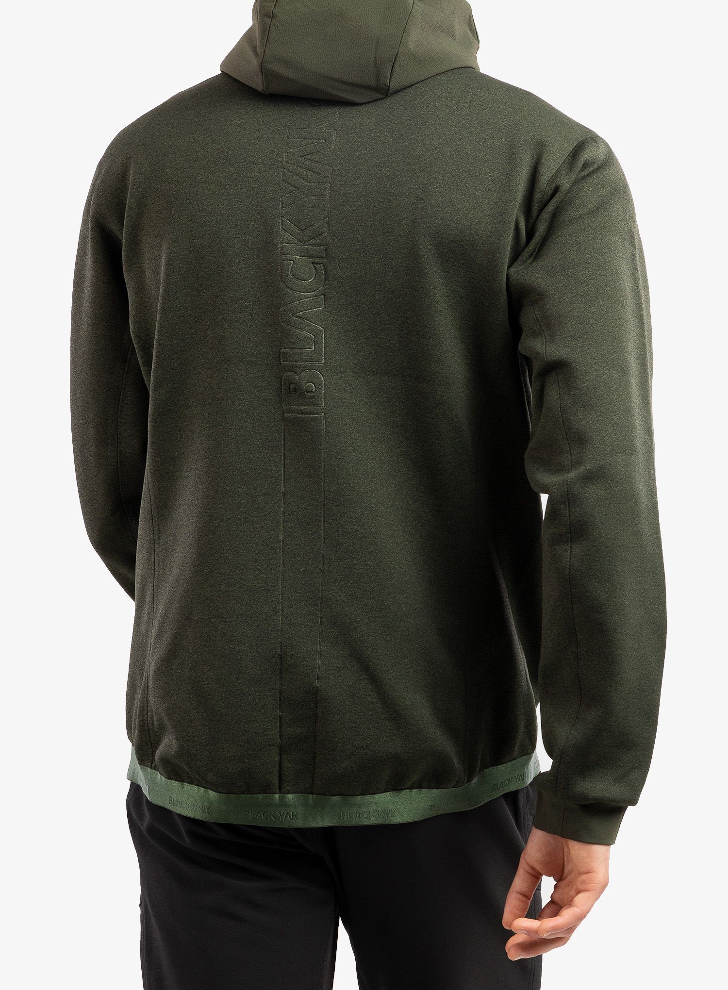 Fleecova bunda BlackYak Mishima Hoody - rifle green