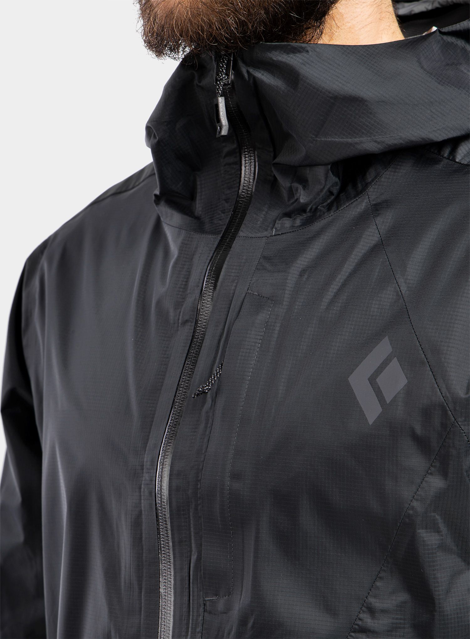 Bunda nepromokava Black Diamond Treeline Rain Shell - black