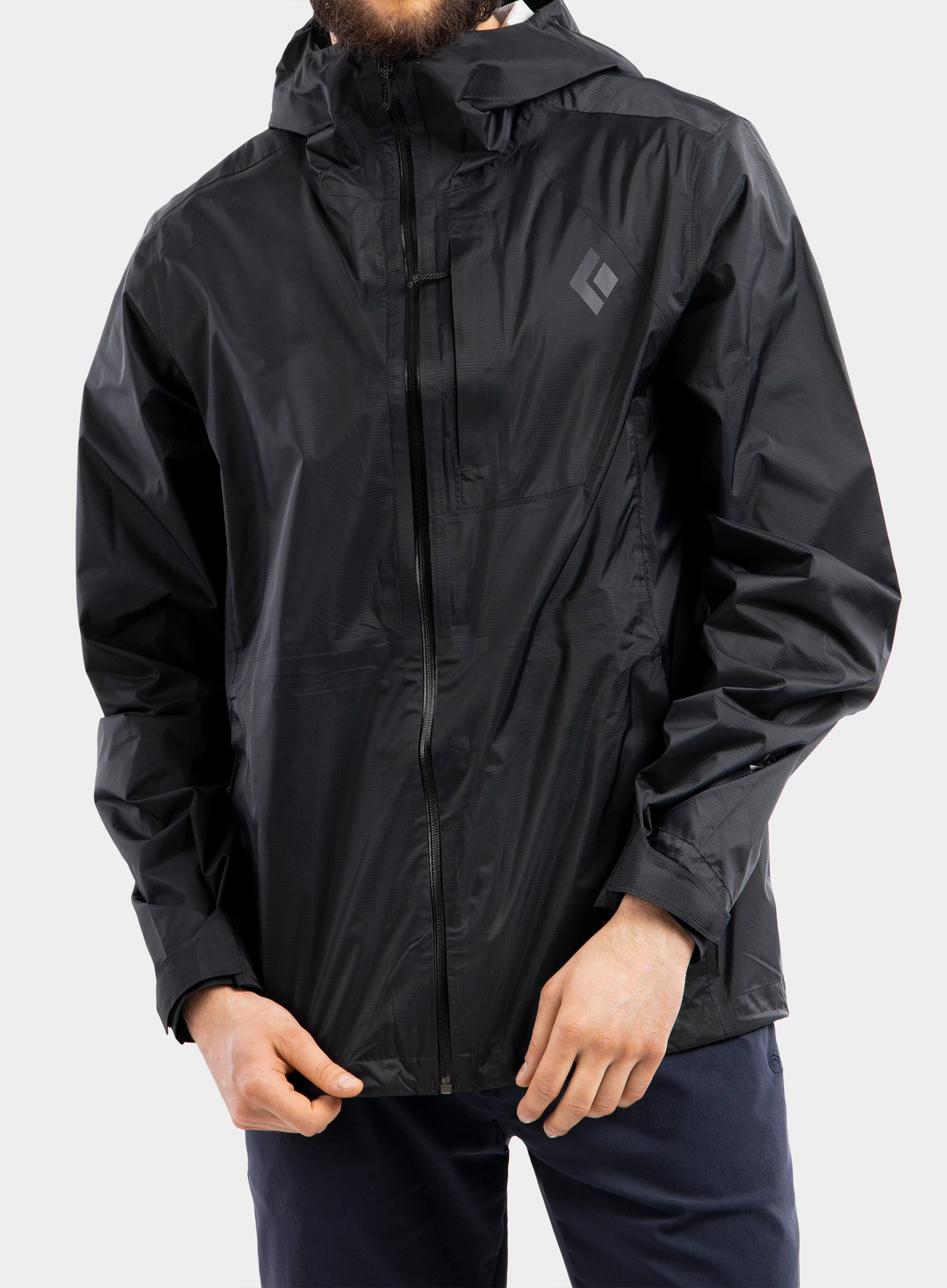 Bunda nepromokava Black Diamond Treeline Rain Shell - black