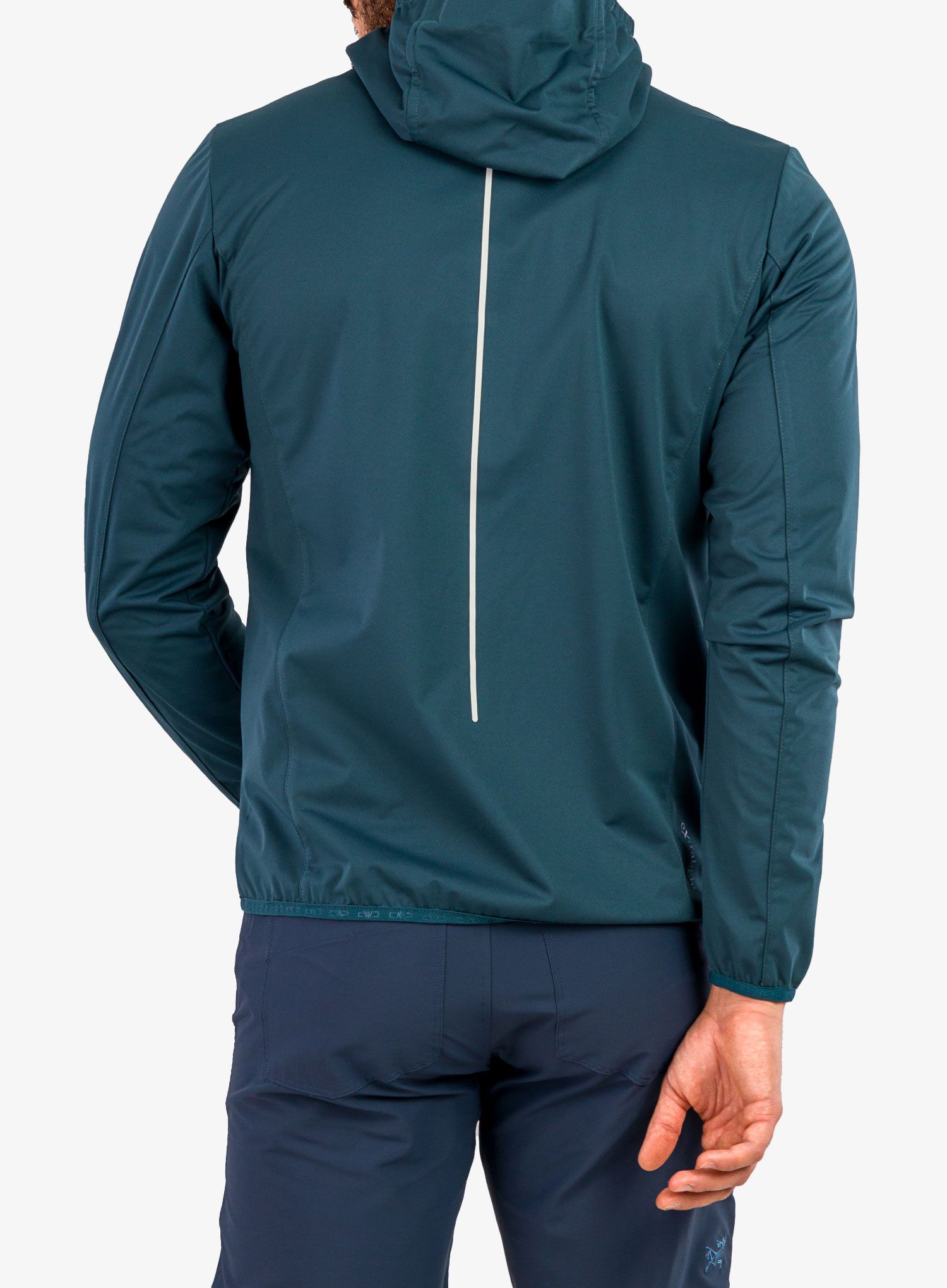 Bunda nepromokavá CMP Wes Jacket Fix Hood - petrol