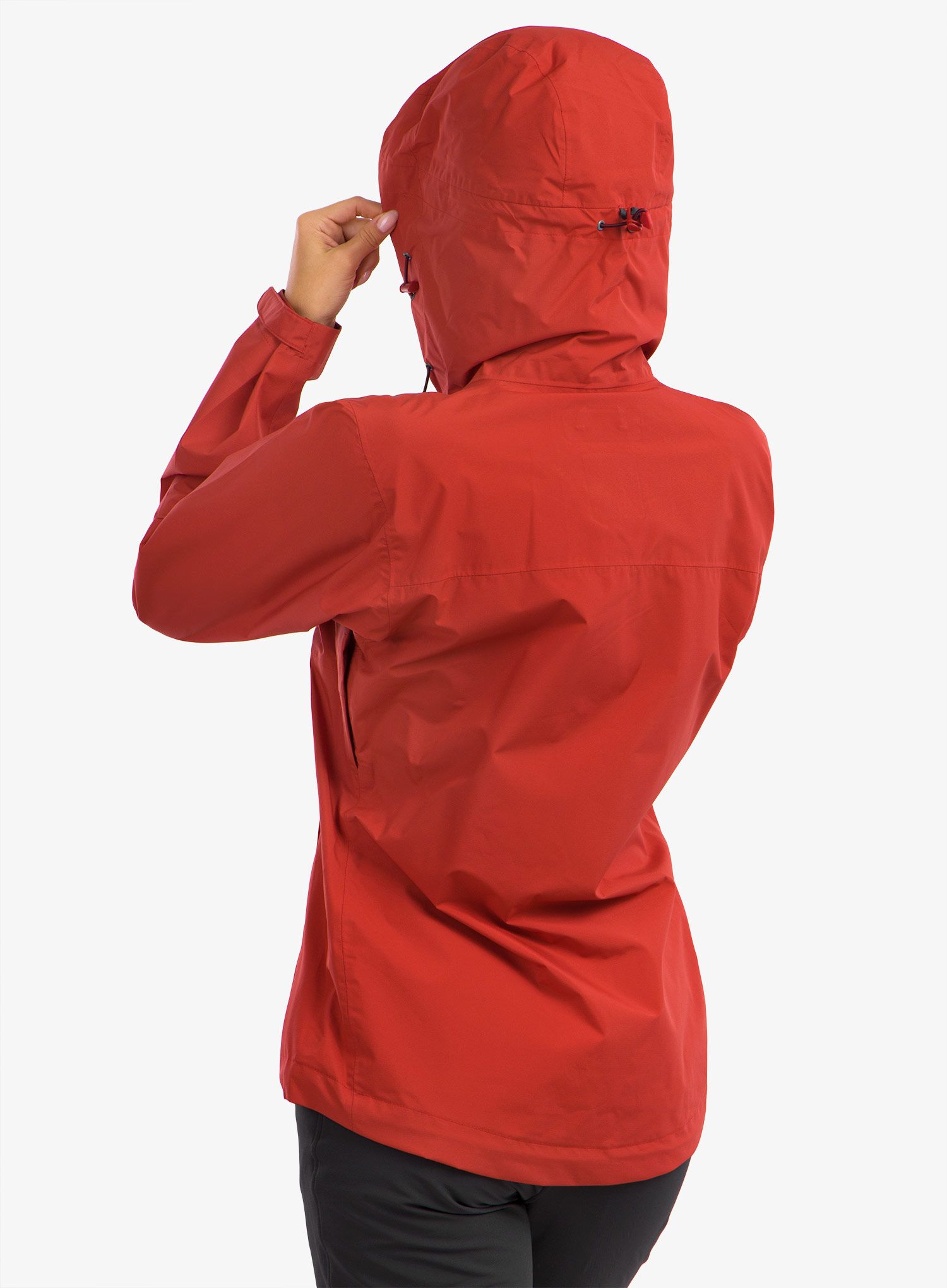 Dámská nepromokavá bunda Rab Downpour Eco Jacket - ascent red