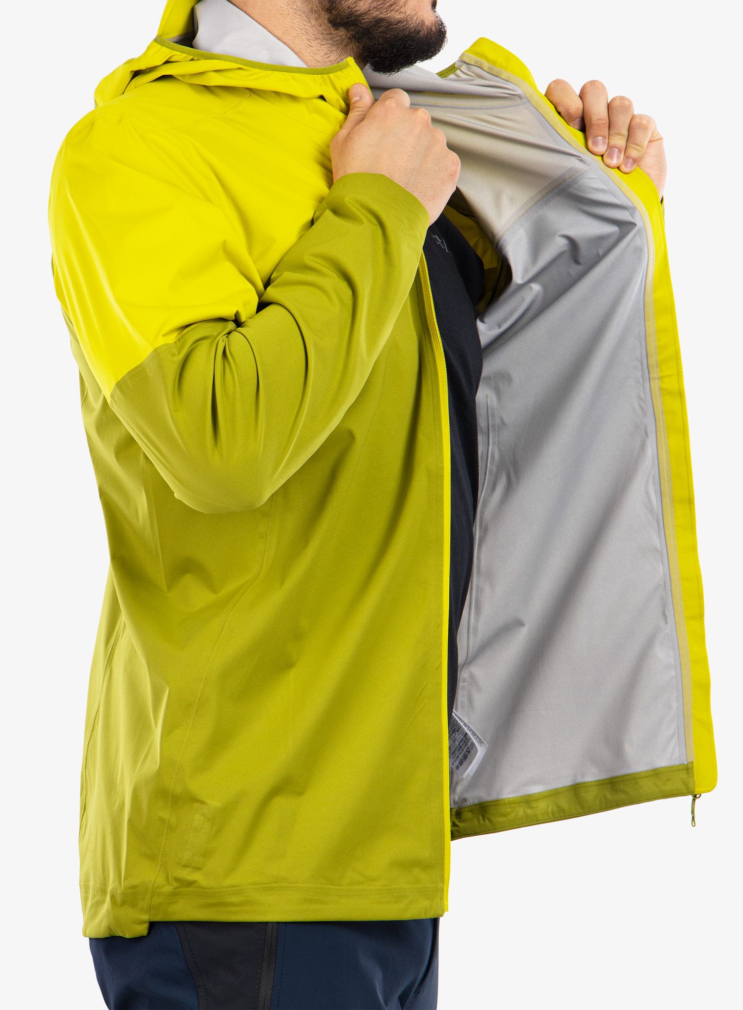 Nepromokavá bunda Rab Kinetic Ultra Jacket - green/zest