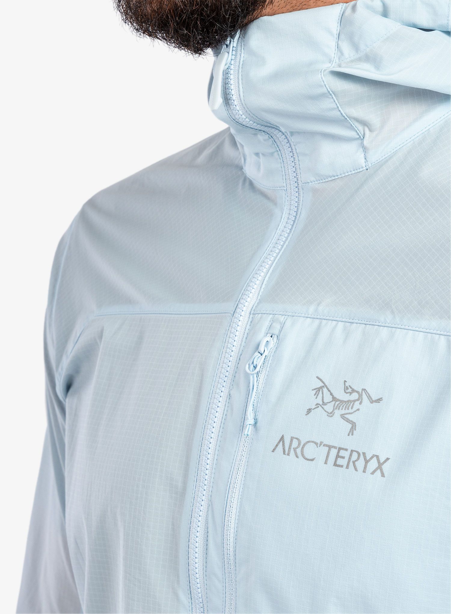 Větruodolná bunda Arcteryx Squamish Hoody - ether