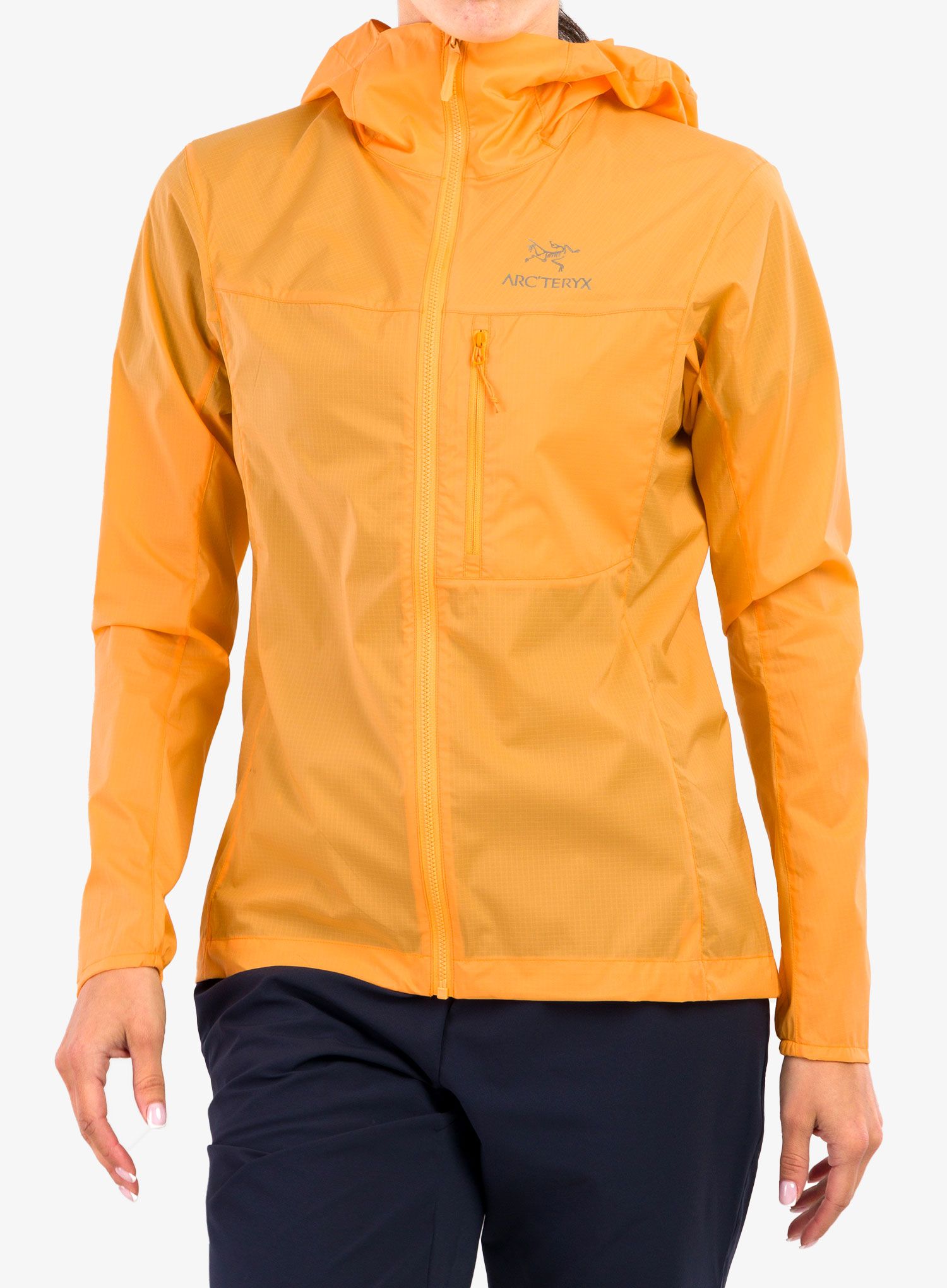 Dámská větruodolná bunda Arcteryx Squamish Hoody - horizon