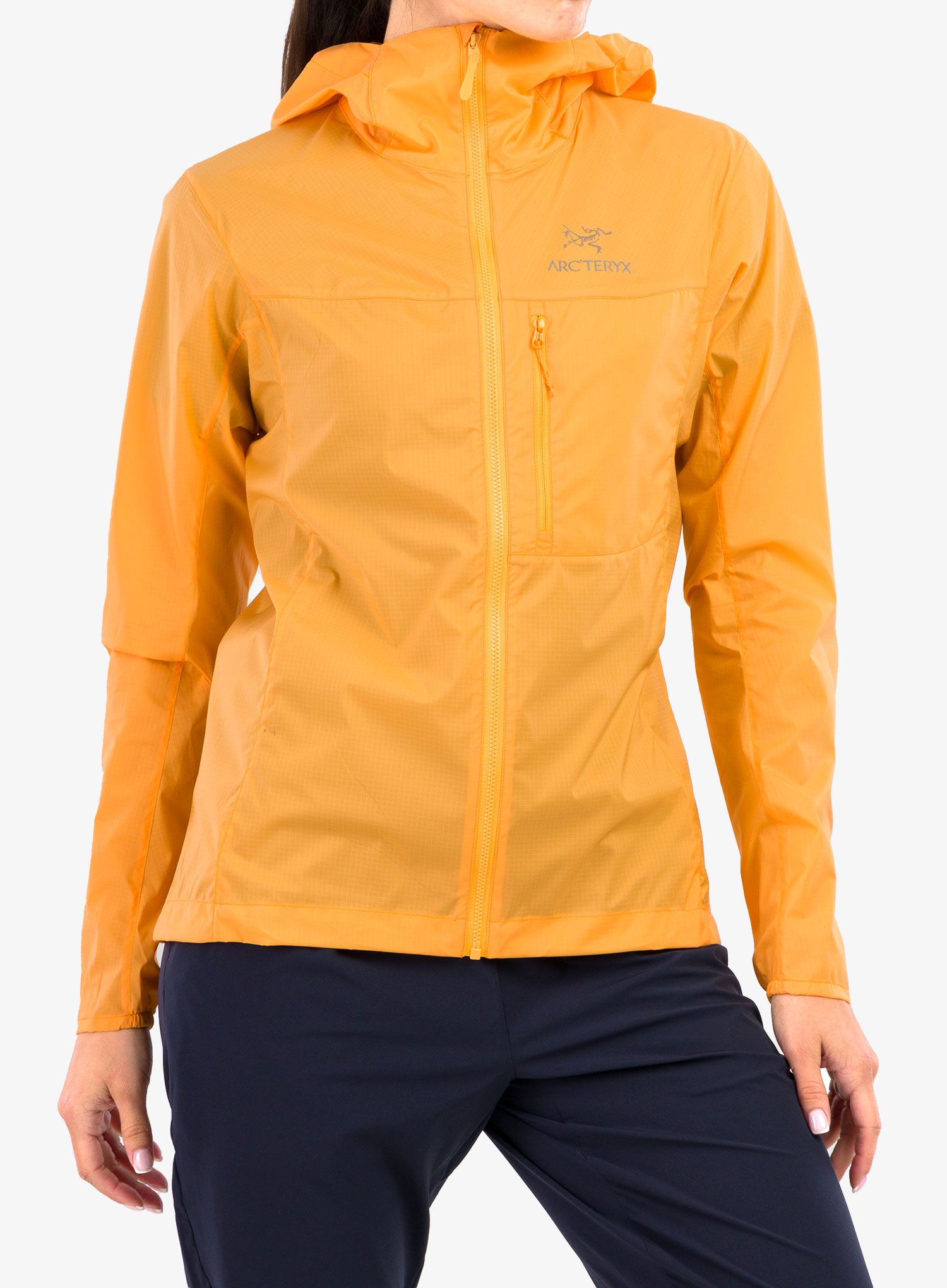 Dámská větruodolná bunda Arcteryx Squamish Hoody - horizon