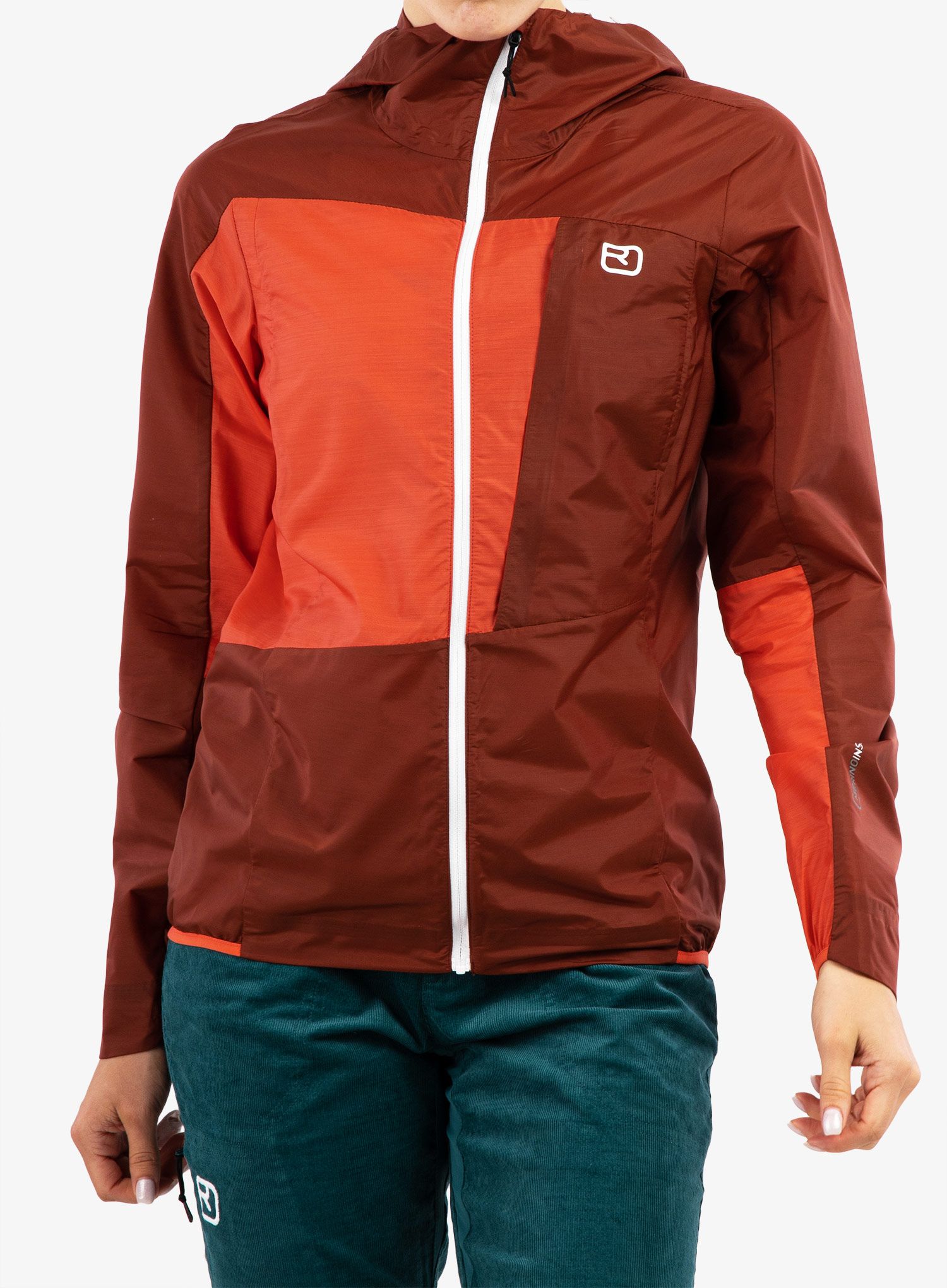 Dámská větruodolná bunda Ortovox Windbreaker Jacket - clay