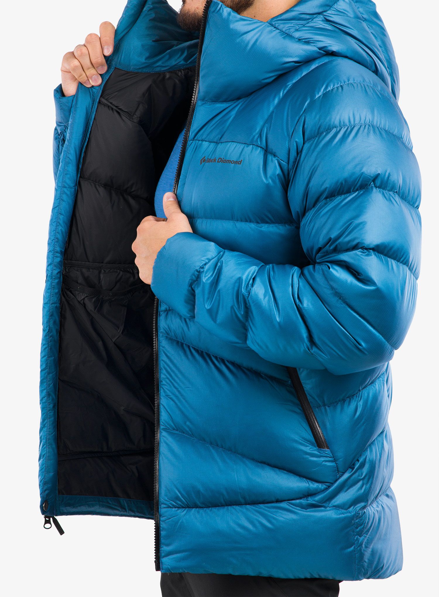 Bunda péřova Black Diamond Vision Down Parka - kingfisher
