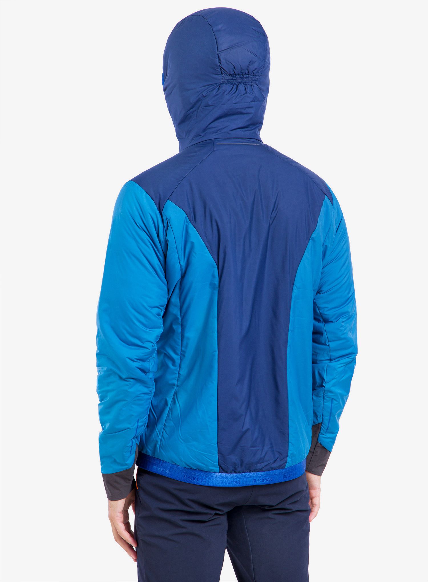 Bunda péřová BlackYak Calvana Hoody - snorkel blue