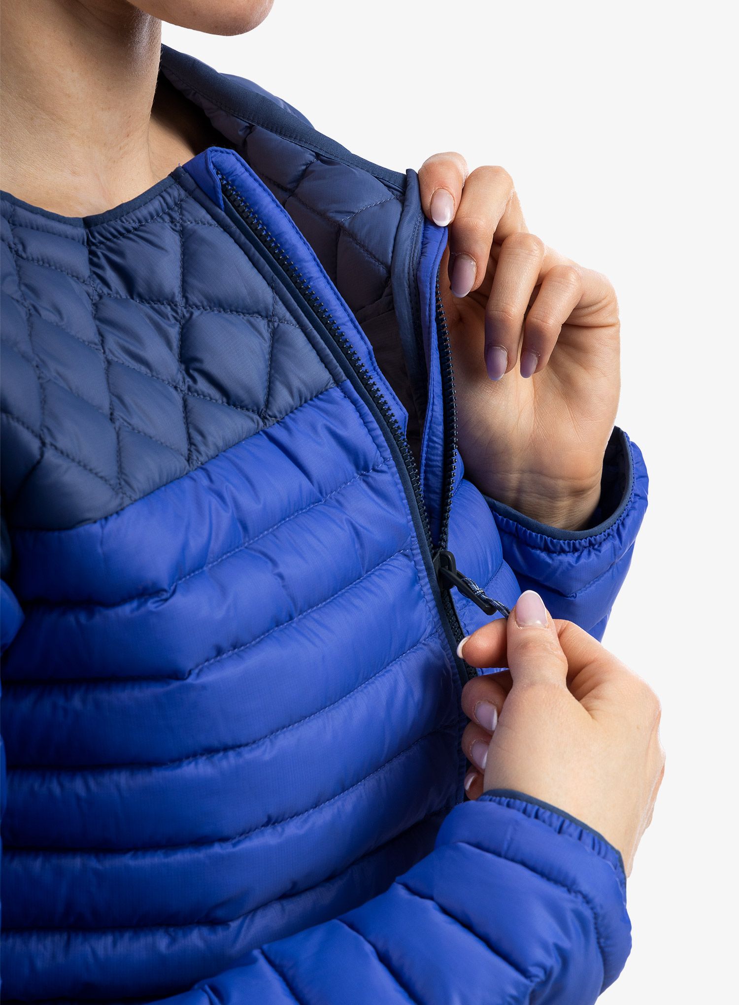 Dámská péřová bunda Patagonia AlpLight Down Pullover - blue