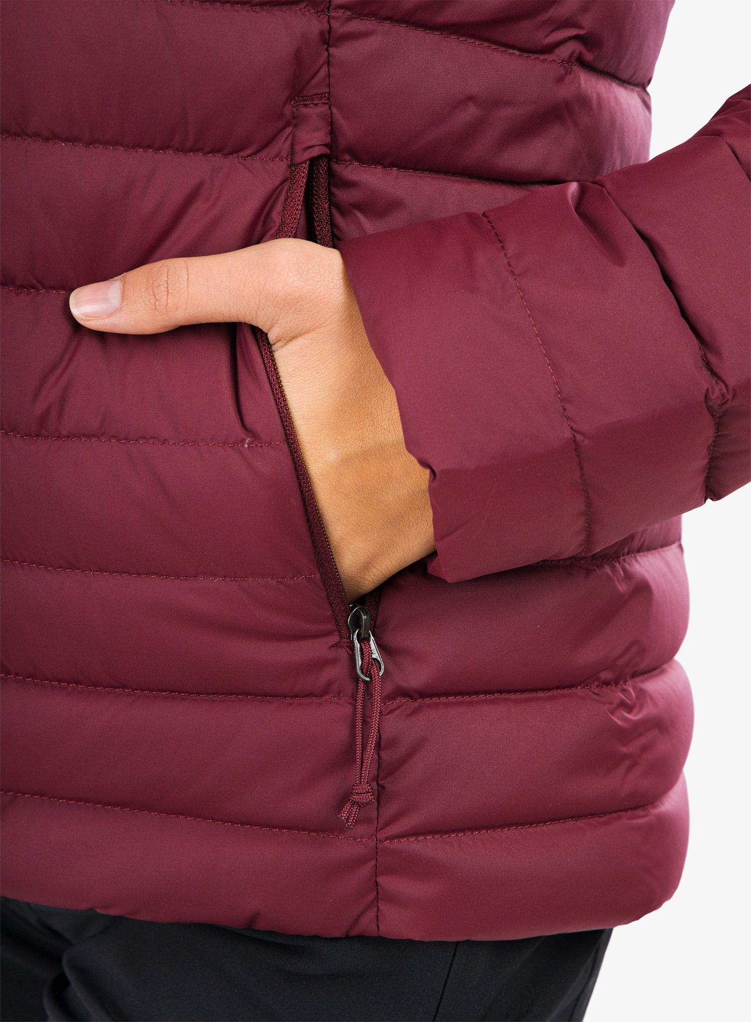 Dámská péřová bunda The North Face Stretch Down Jacket - red