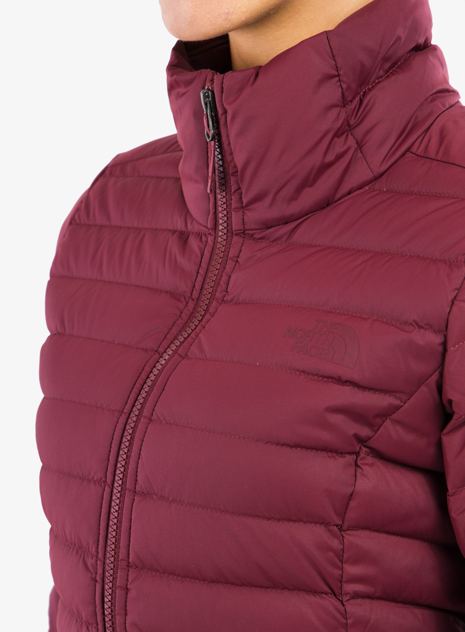 Dámská péřová bunda The North Face Stretch Down Jacket - red