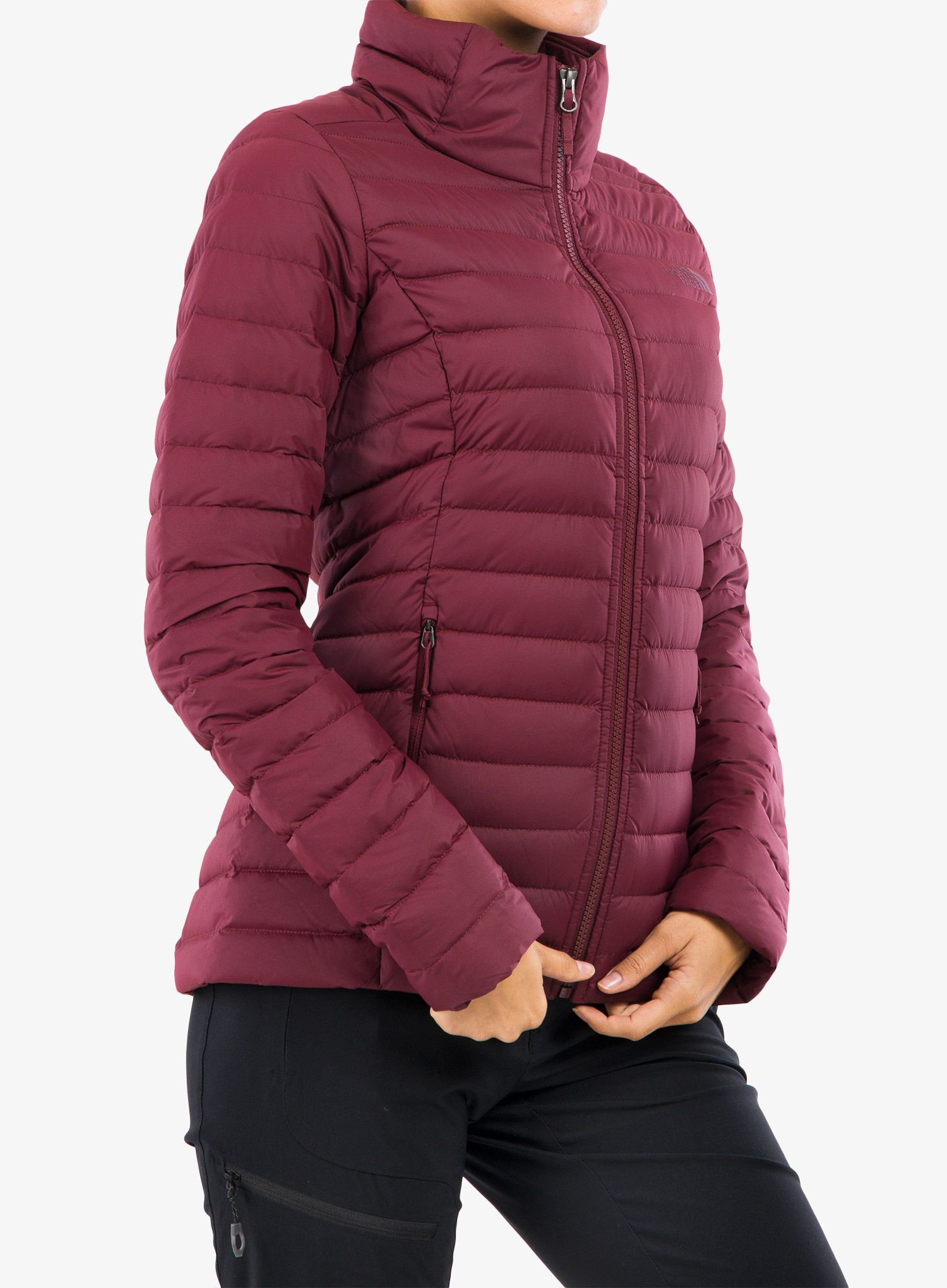 Dámská péřová bunda The North Face Stretch Down Jacket - red