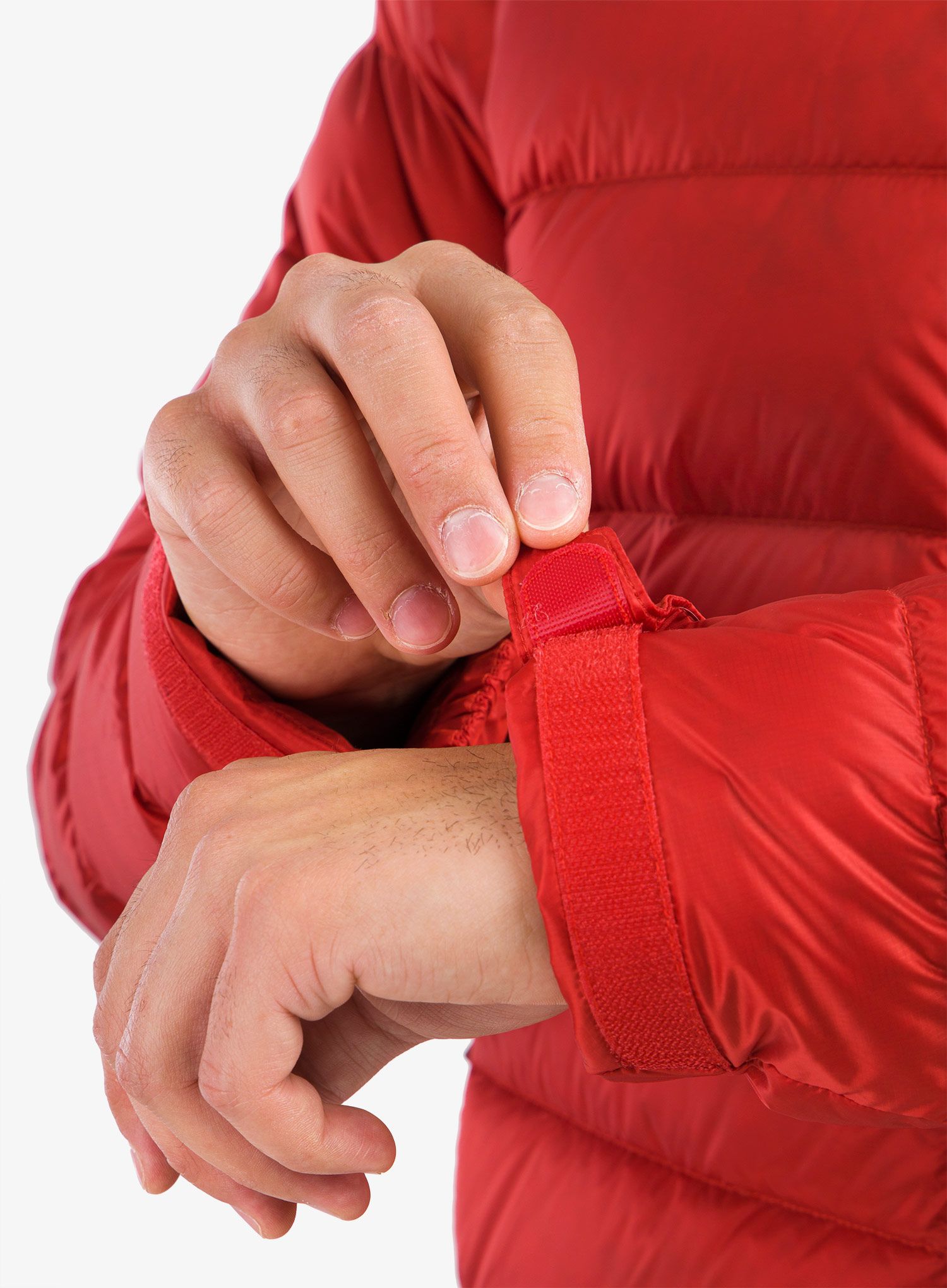 Péřová bunda Rab Axion Pro Jacket - ascent red