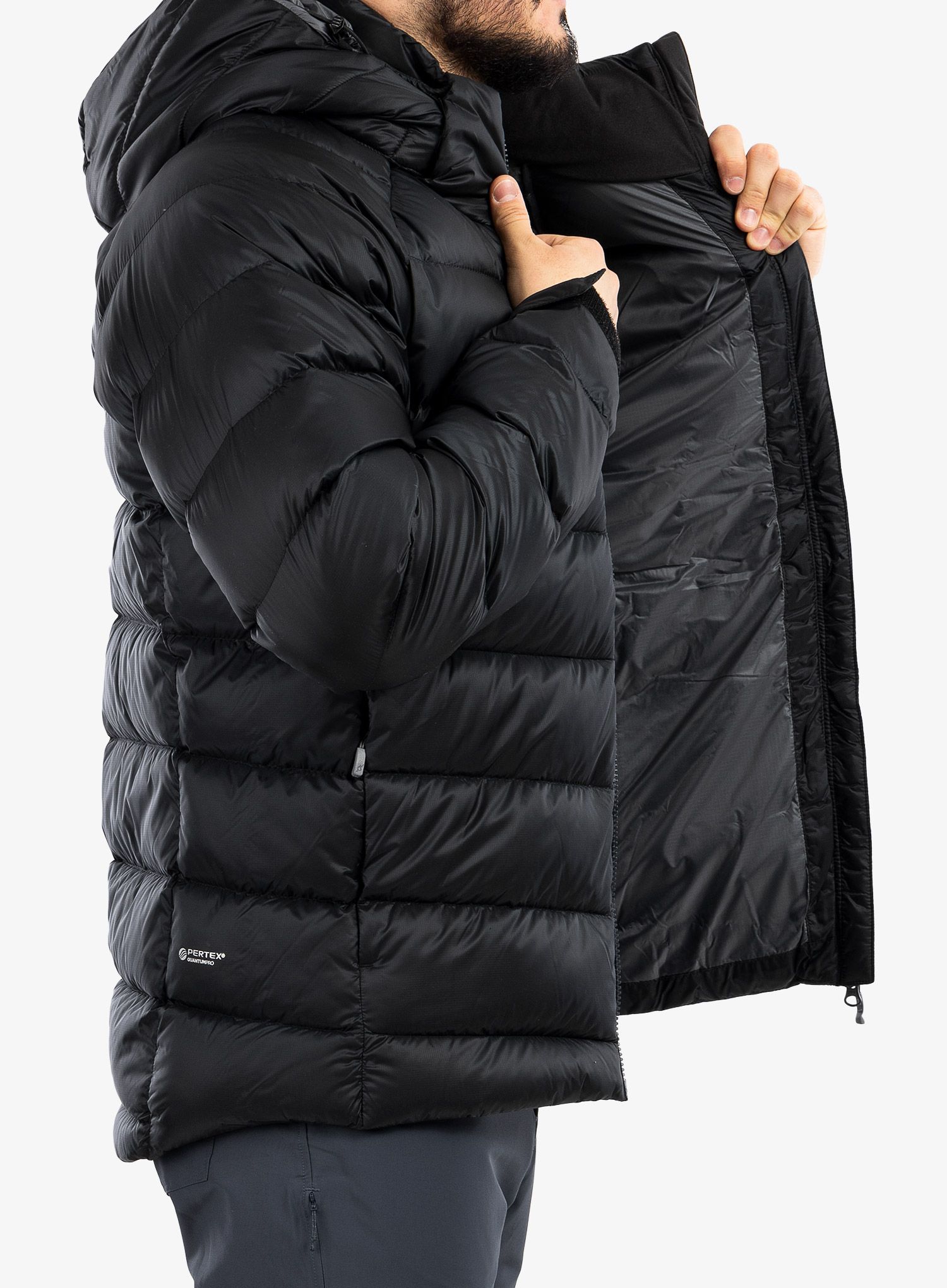 Péřová bunda Rab Axion Pro Jacket - black