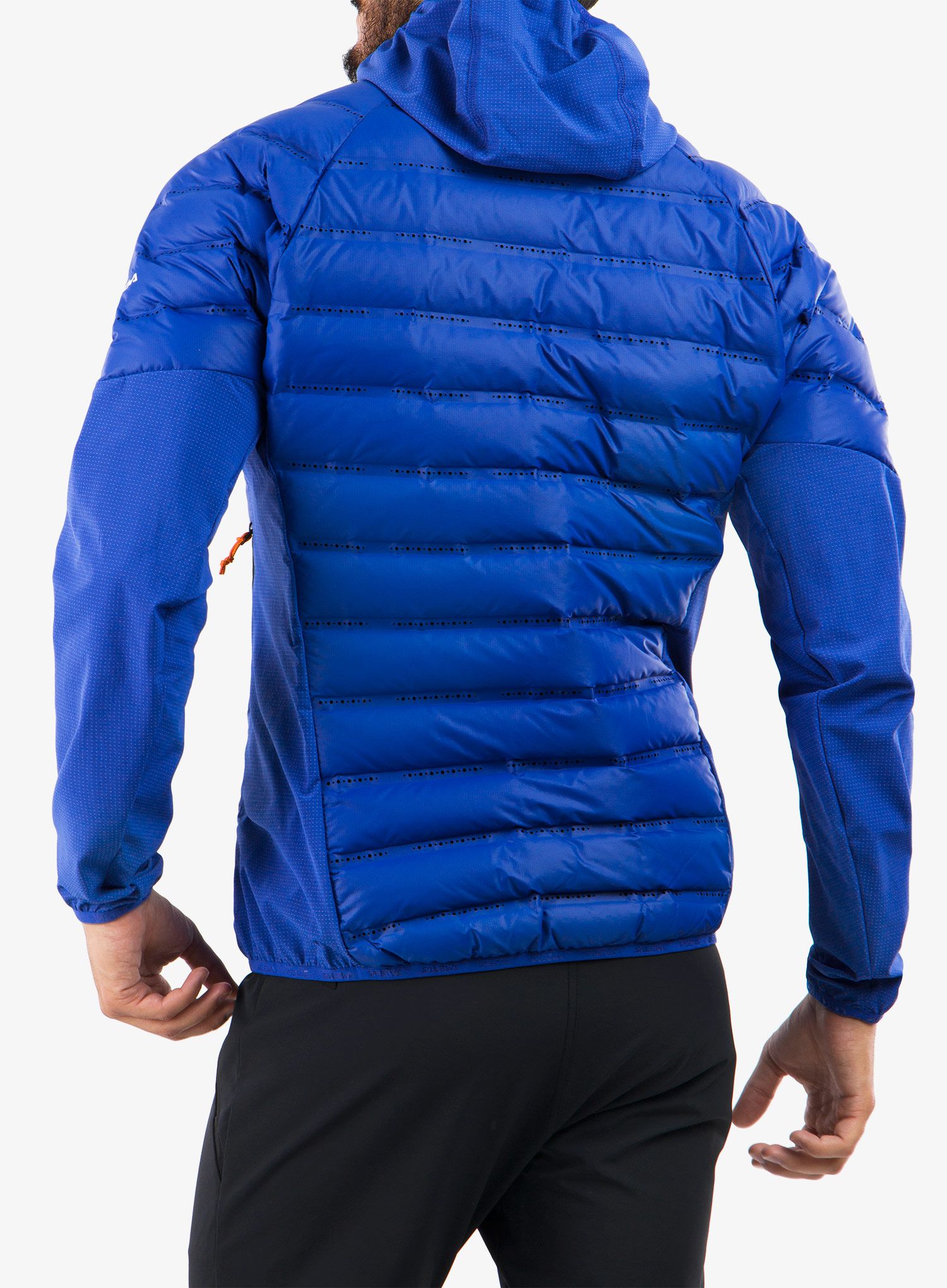 Péřová bunda Salewa Agner Hybrid RDS DWN Jacket - electric