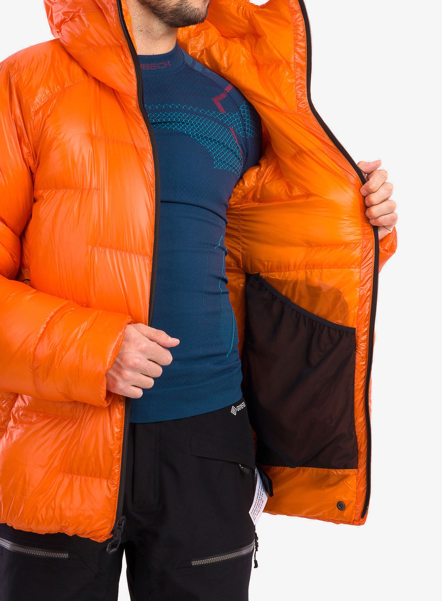 Péřová bunda The North Face Summit L6 Cloud Down Parka - red
