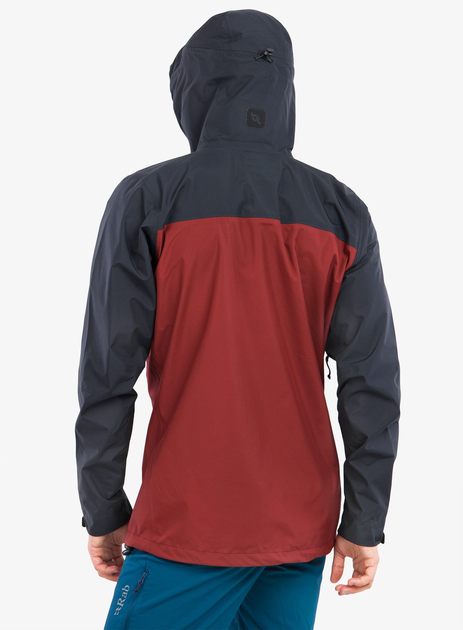 Bunda Rab Arc Eco Jacket - beluga/oxblood red
