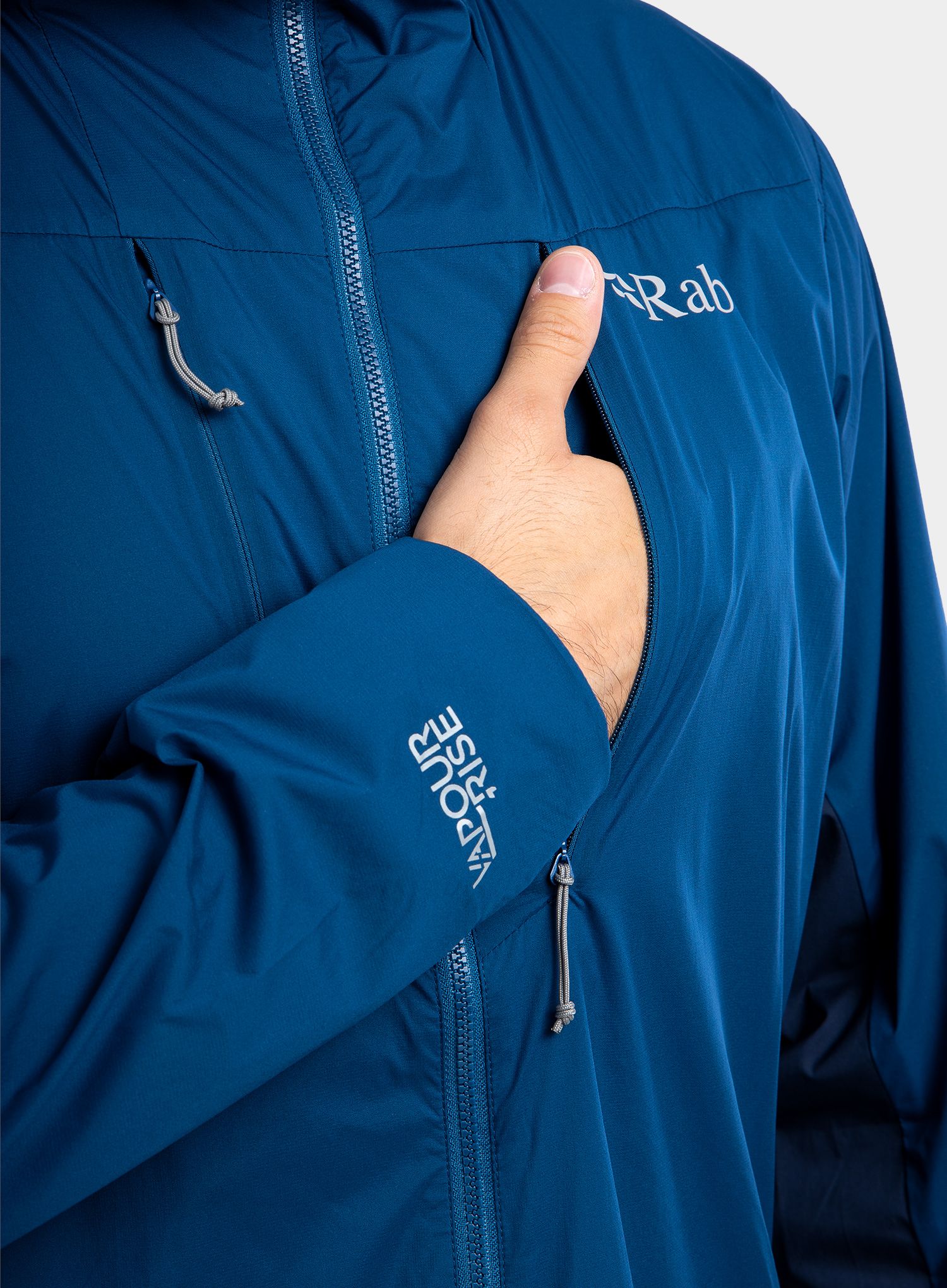Softshellová bunda Rab VR Alpine Light Jacket - deep ink/ink