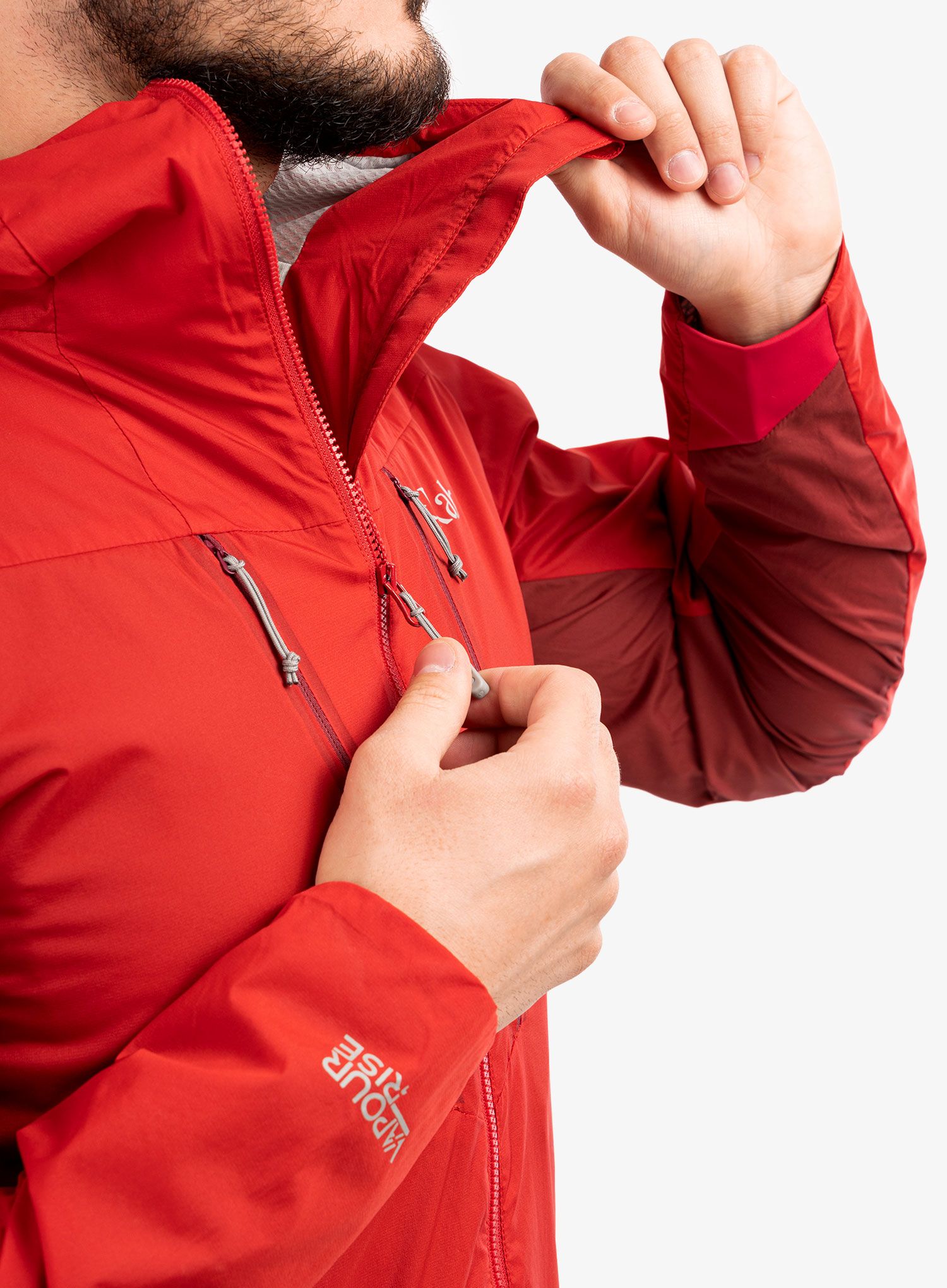 Bunda Rab VR Alpine Light Jacket - oxblood red/ascent red