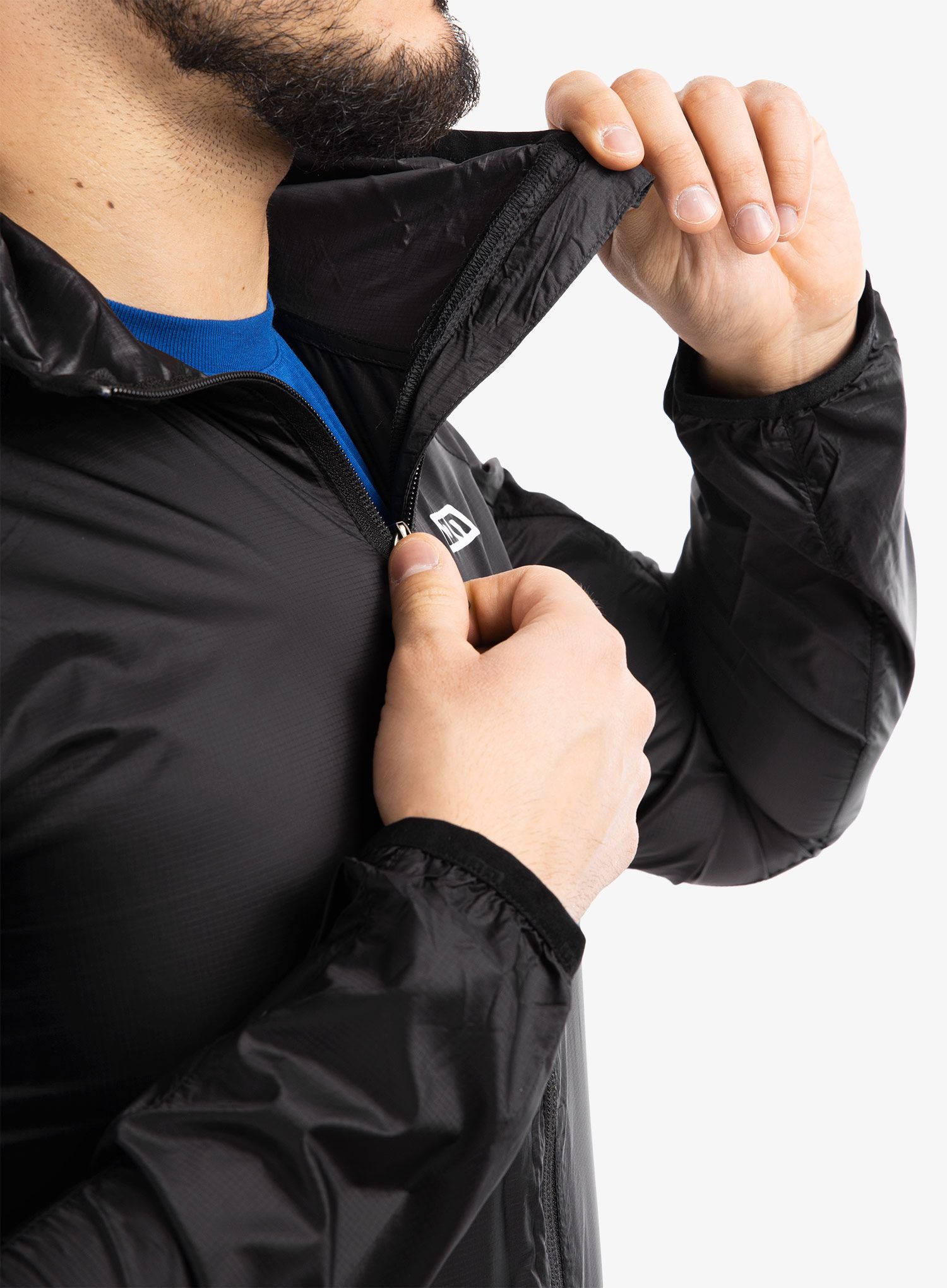 Bunda na kolo ION Logo Wind - black