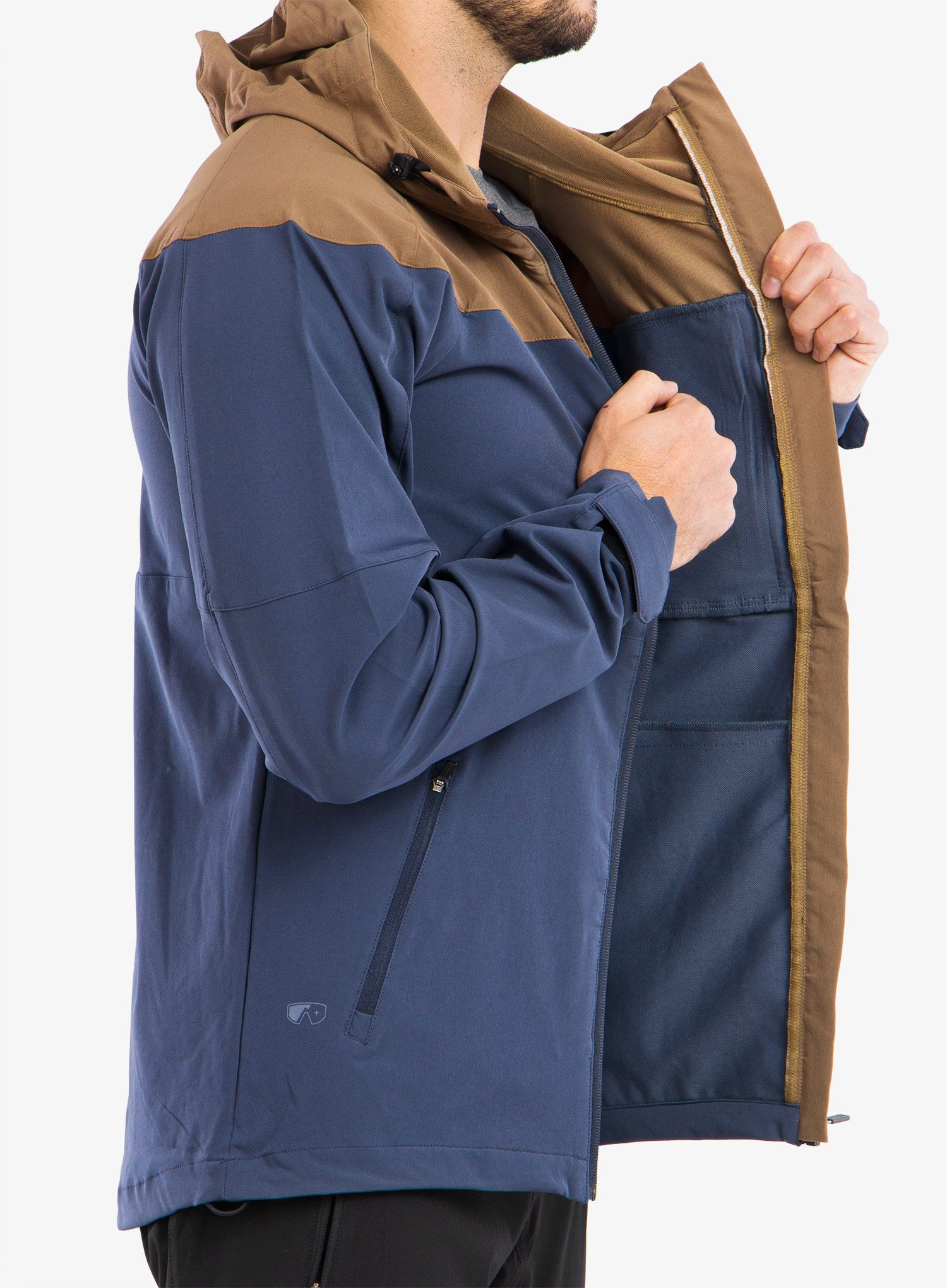 Bunda na kolo ION Shelter 4W Softshell Jacket - indigo dawn