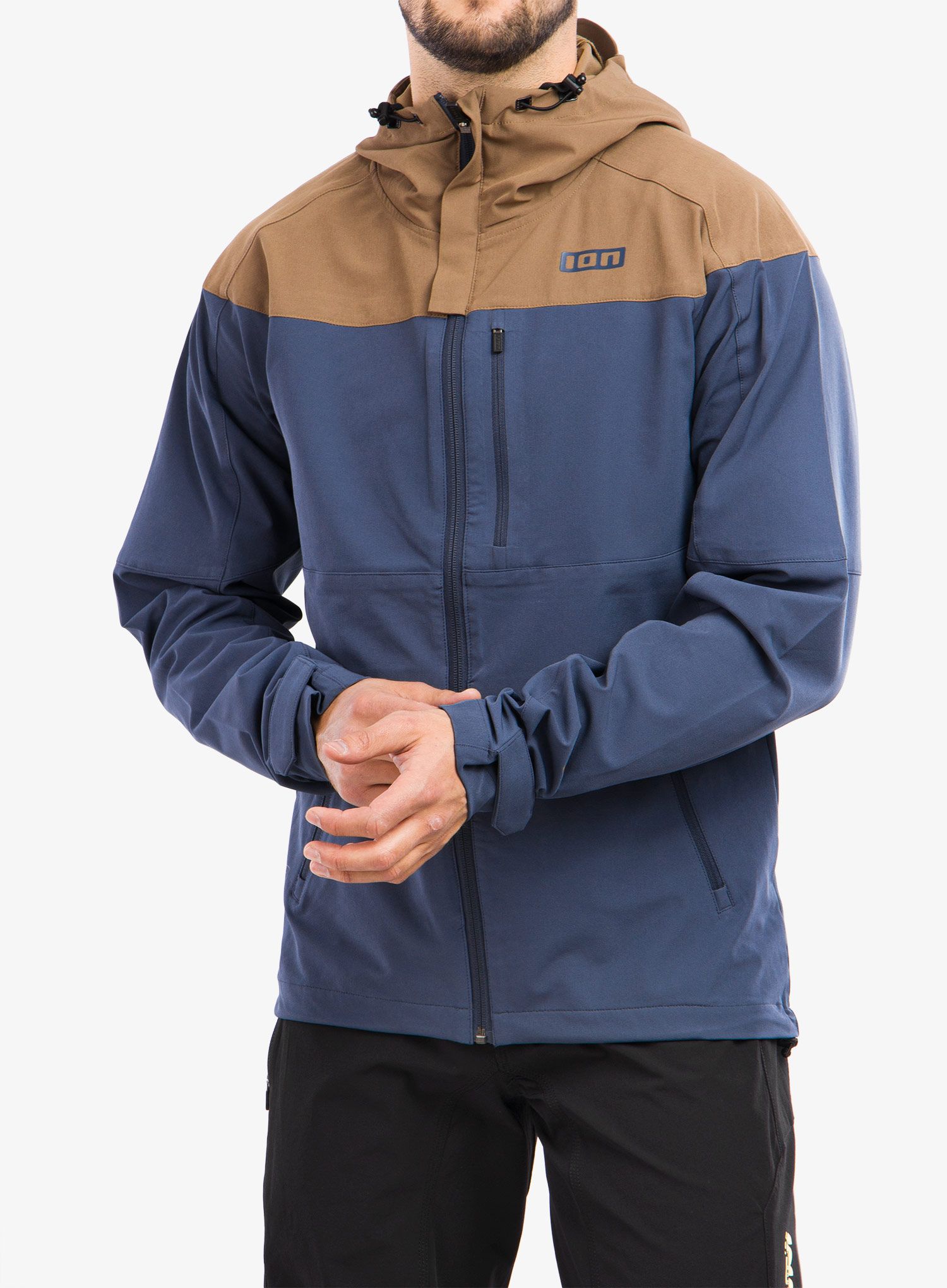 Bunda na kolo ION Shelter 4W Softshell Jacket - indigo dawn